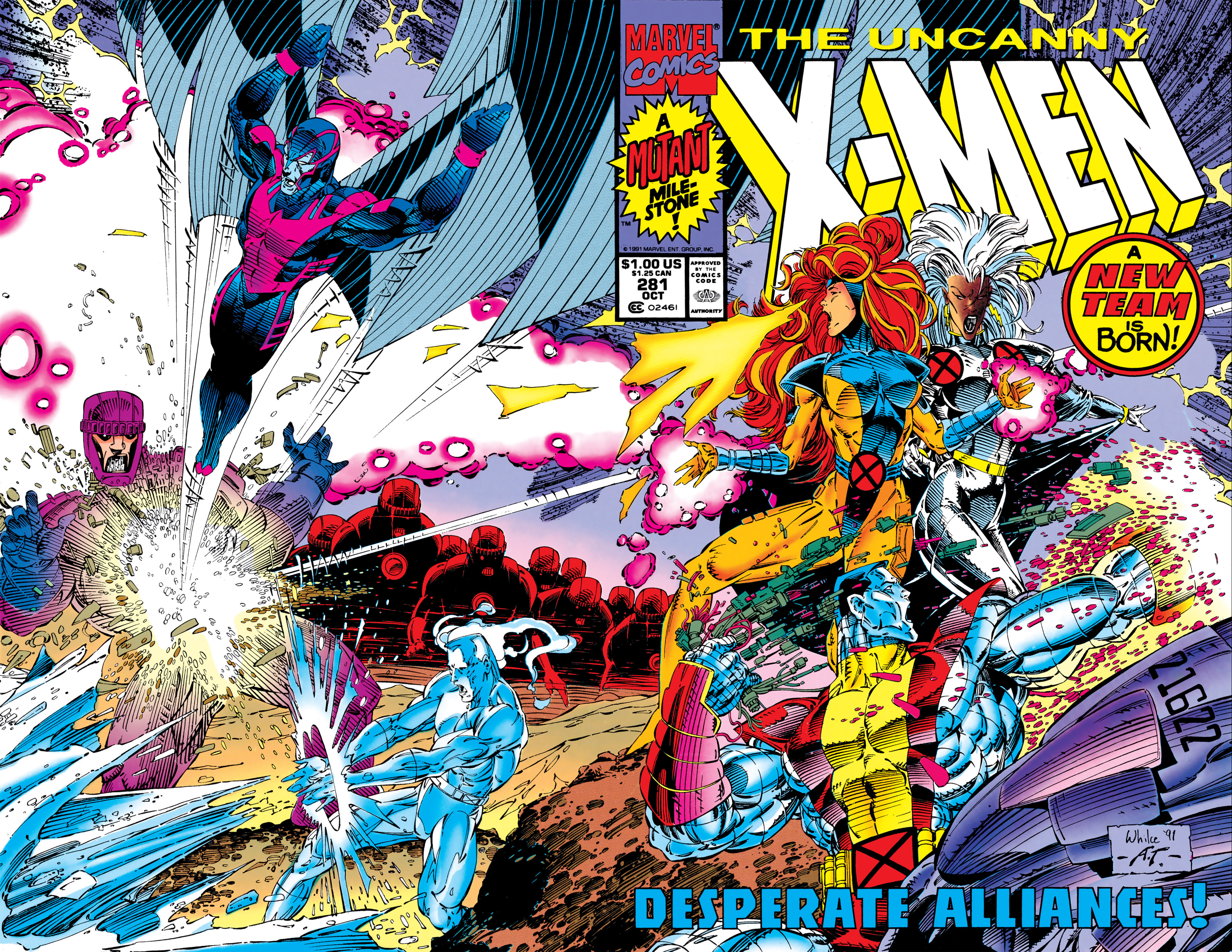 Read online Uncanny X-Men (1963) comic -  Issue #281 - 2