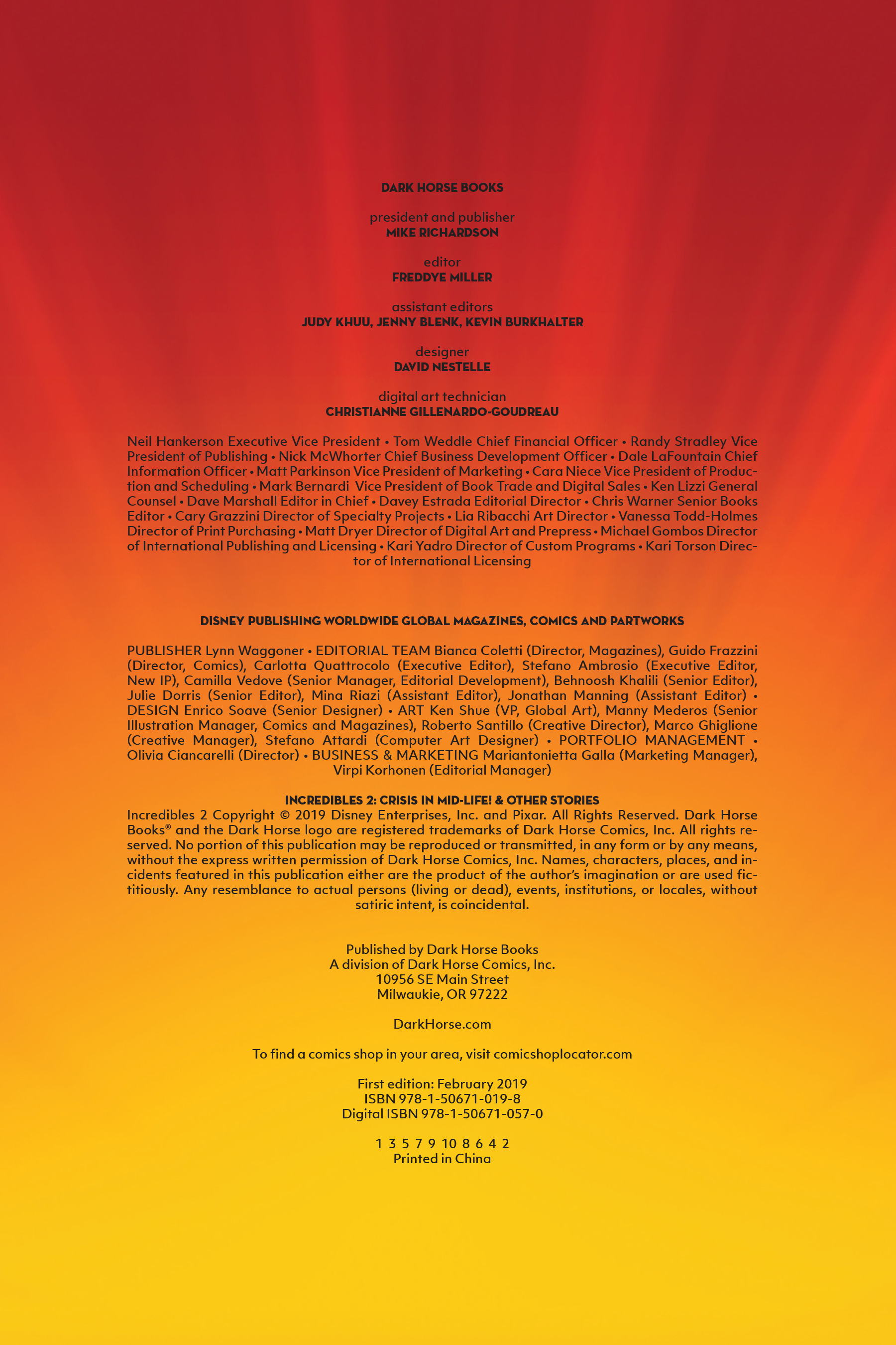 Read online Disney / Pixar The Incredibles 2: Crisis In Mid-Life! & Other Stories comic -  Issue # _TPB - 4