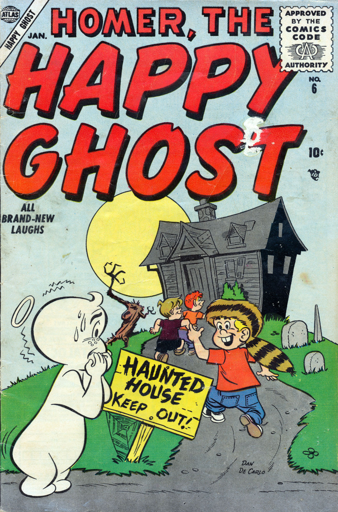 Read online Homer, the Happy Ghost comic -  Issue #6 - 1