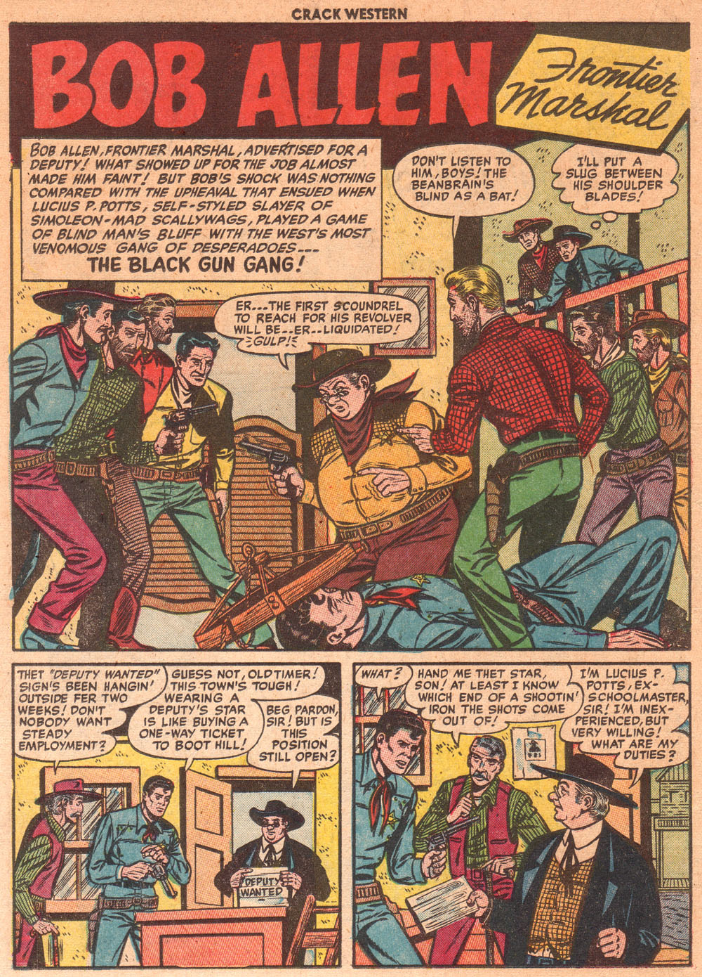 Read online Crack Western comic -  Issue #77 - 19