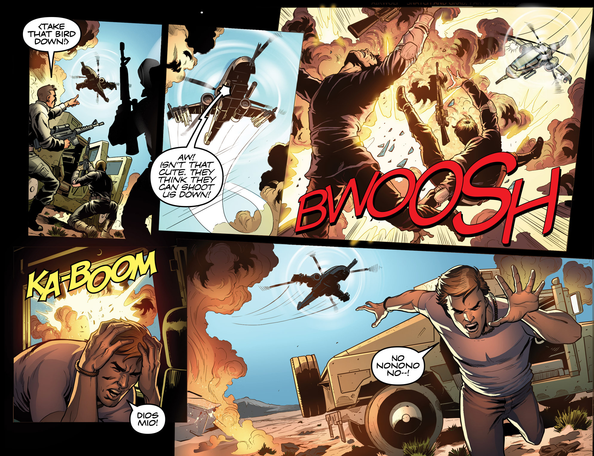 Read online Airwolf Airstrikes comic -  Issue #5 - 10