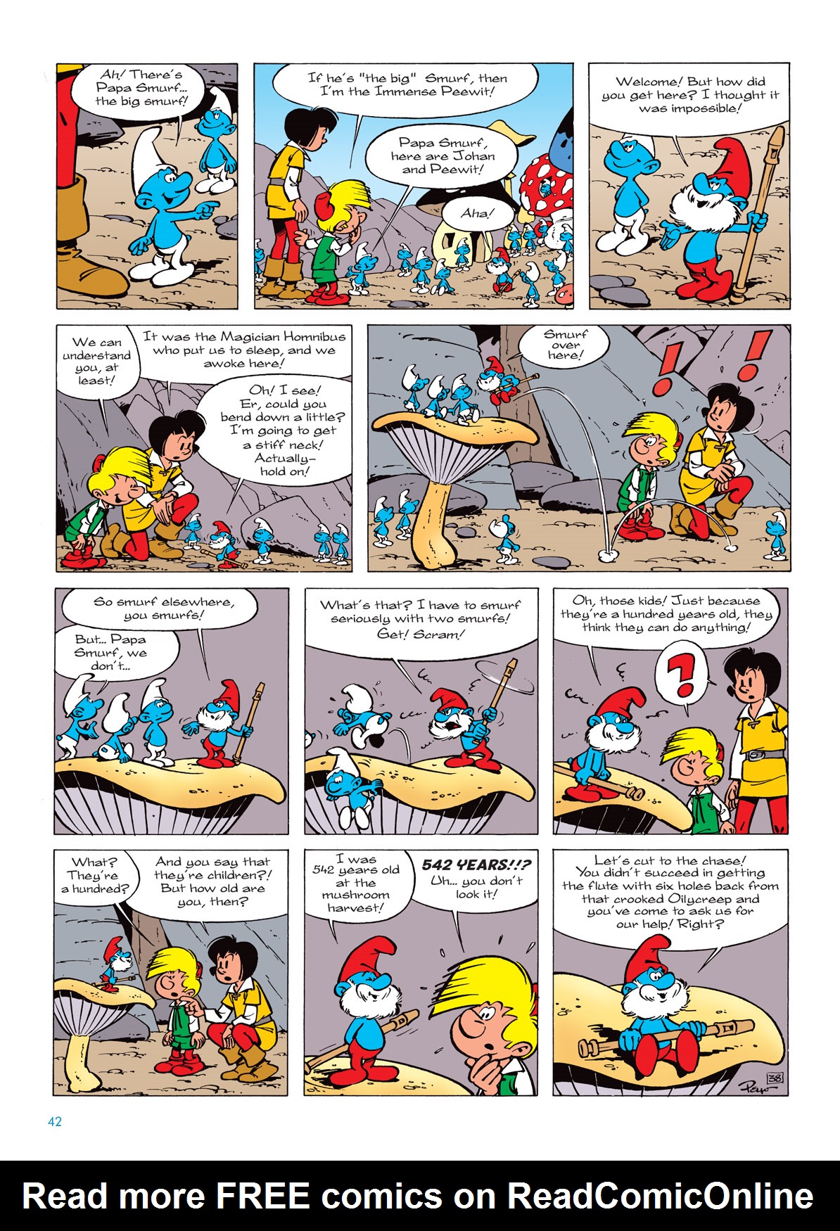 Read online The Smurfs comic -  Issue #2 - 42