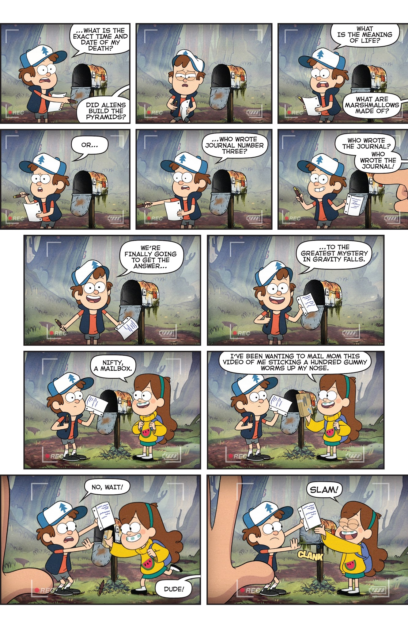 Read online Disney Gravity Falls Shorts Cinestory Comic comic -  Issue #3 - 9