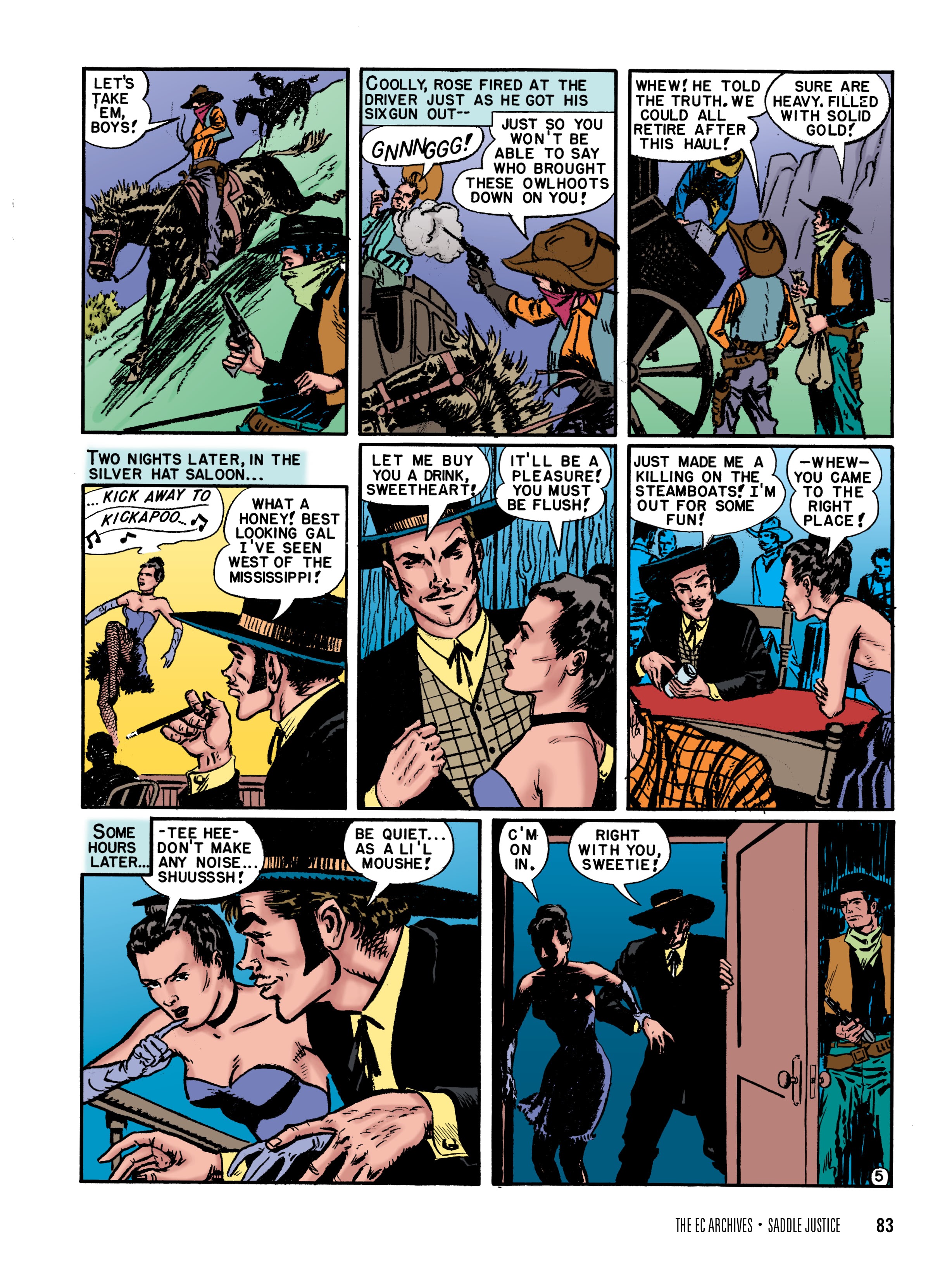 Read online The EC Archives: Saddle Justice comic -  Issue # TPB (Part 1) - 85