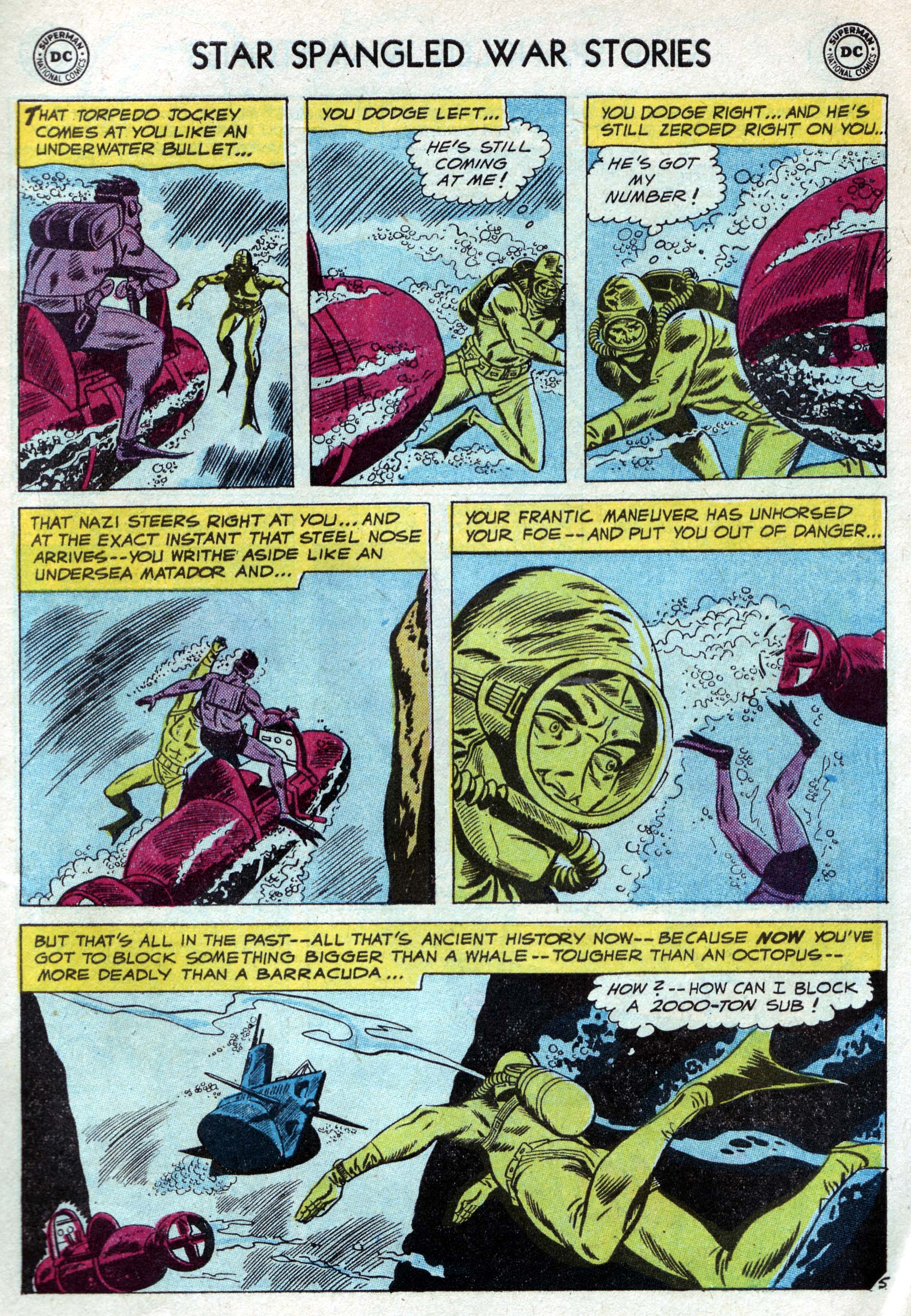 Read online Star Spangled War Stories (1952) comic -  Issue #65 - 7