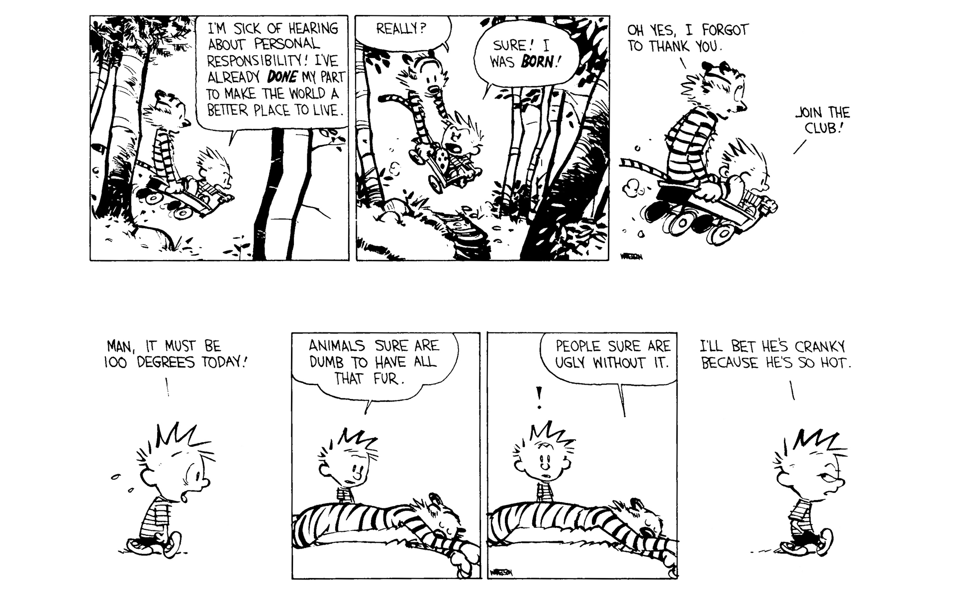 Read online Calvin and Hobbes comic -  Issue #8 - 126