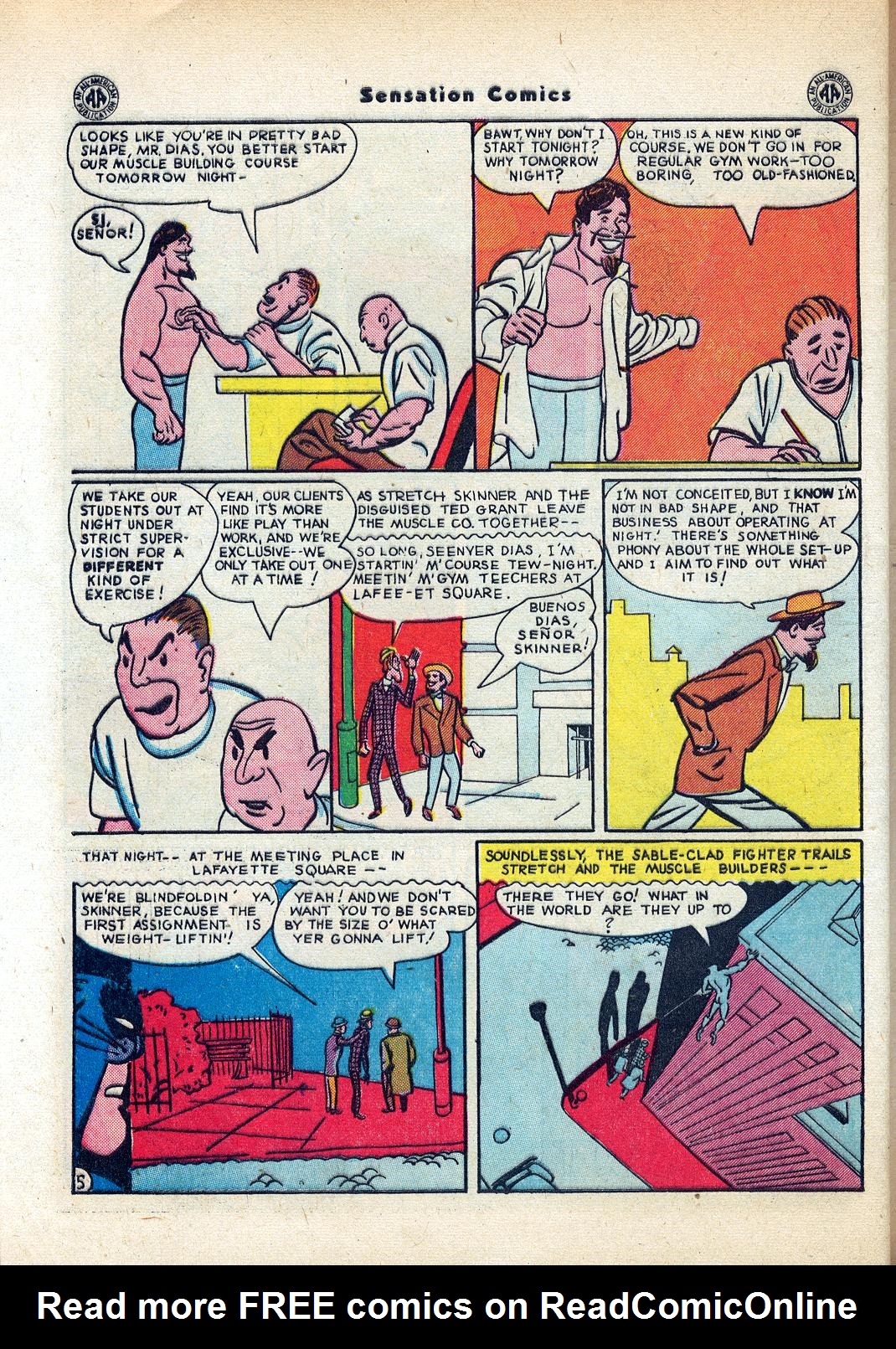 Read online Sensation (Mystery) Comics comic -  Issue #45 - 46