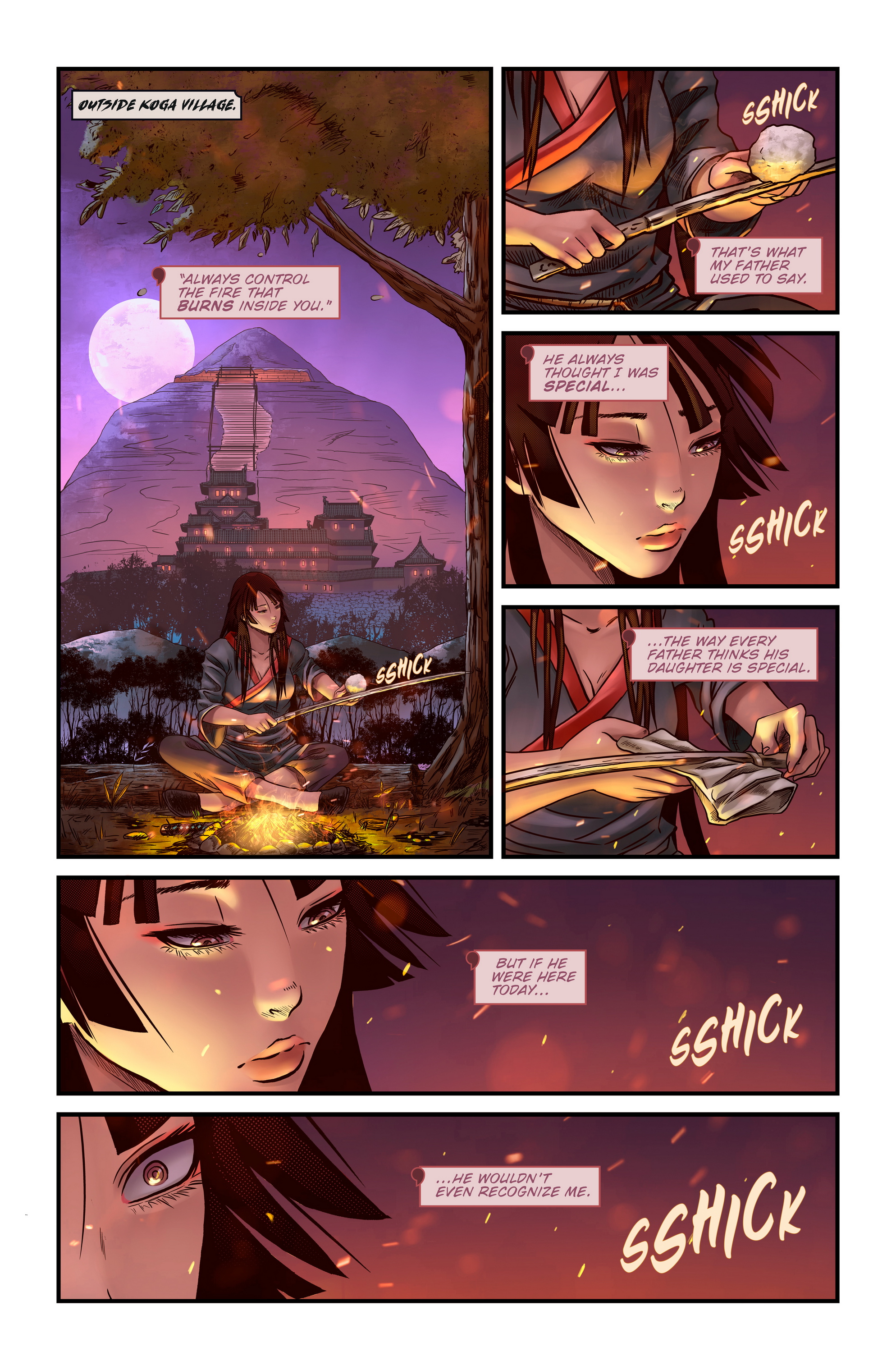 Read online Honor and Curse comic -  Issue #4 - 3