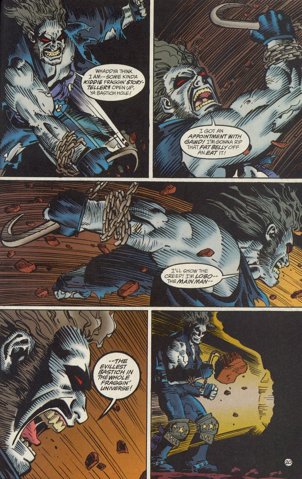 Read online Lobo: A Contract on Gawd comic -  Issue #3 - 21