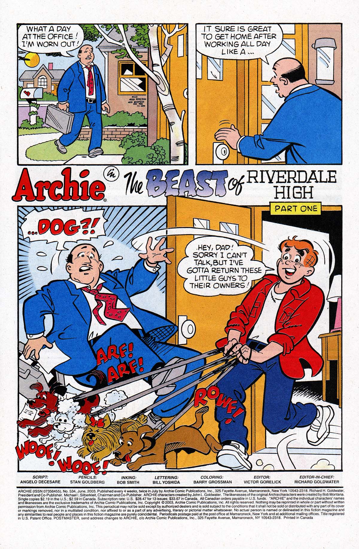 Read online Archie (1960) comic -  Issue #534 - 2