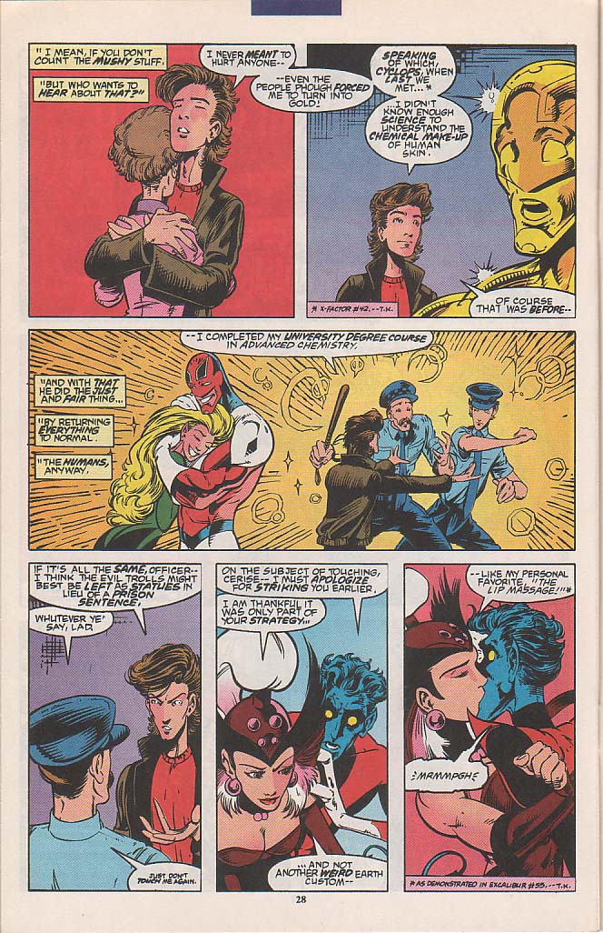 Read online Excalibur (1988) comic -  Issue #58 - 21