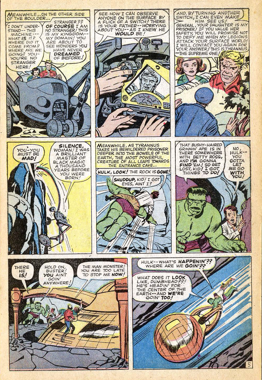 Read online The Incredible Hulk (1962) comic -  Issue #5 - 7