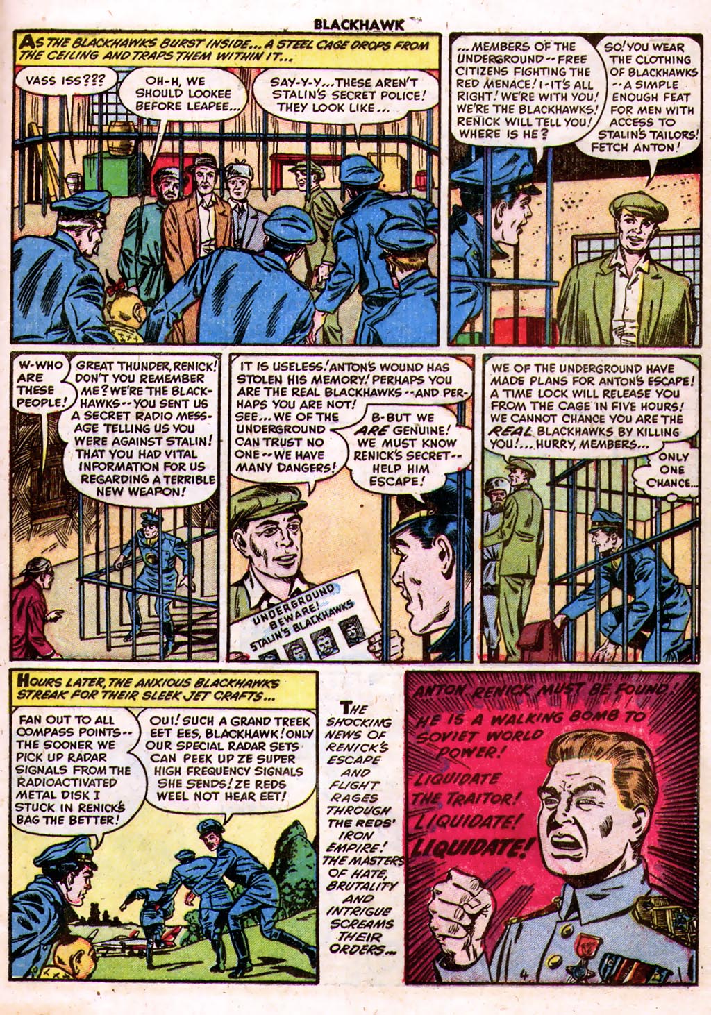 Read online Blackhawk (1957) comic -  Issue #68 - 29
