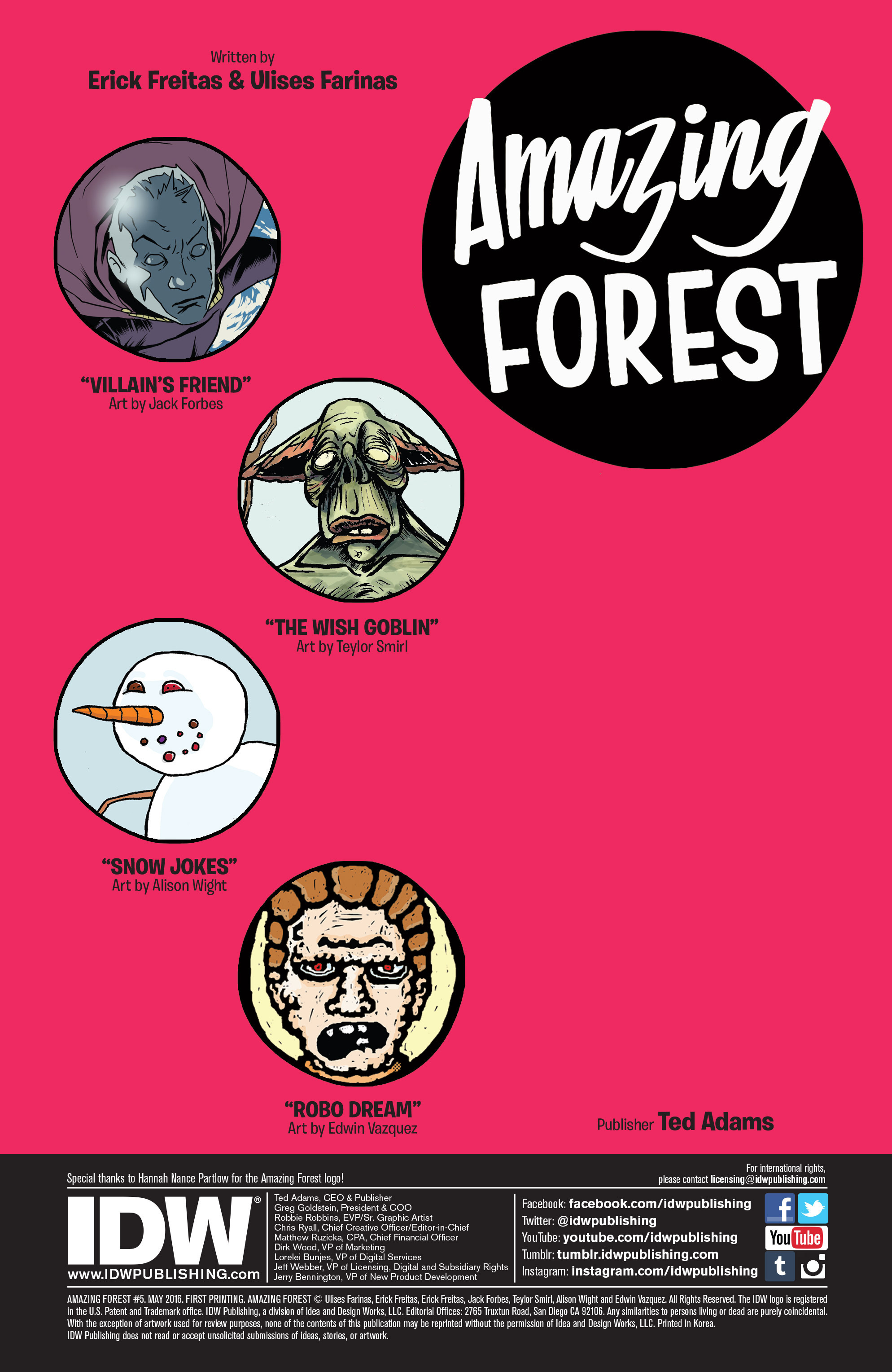 Read online Amazing Forest (2016) comic -  Issue #5 - 2