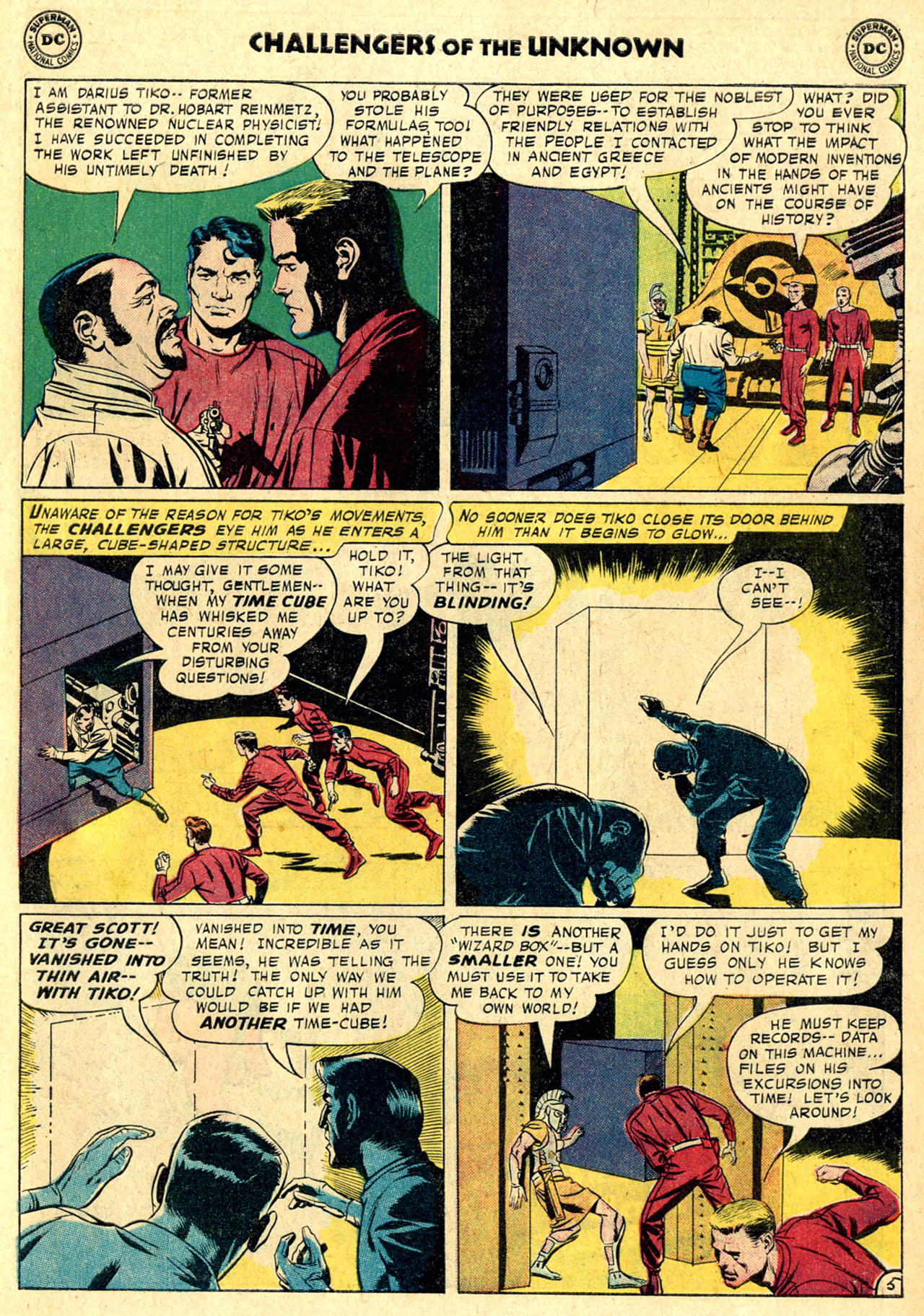 Challengers of the Unknown (1958) Issue #4 #4 - English 7