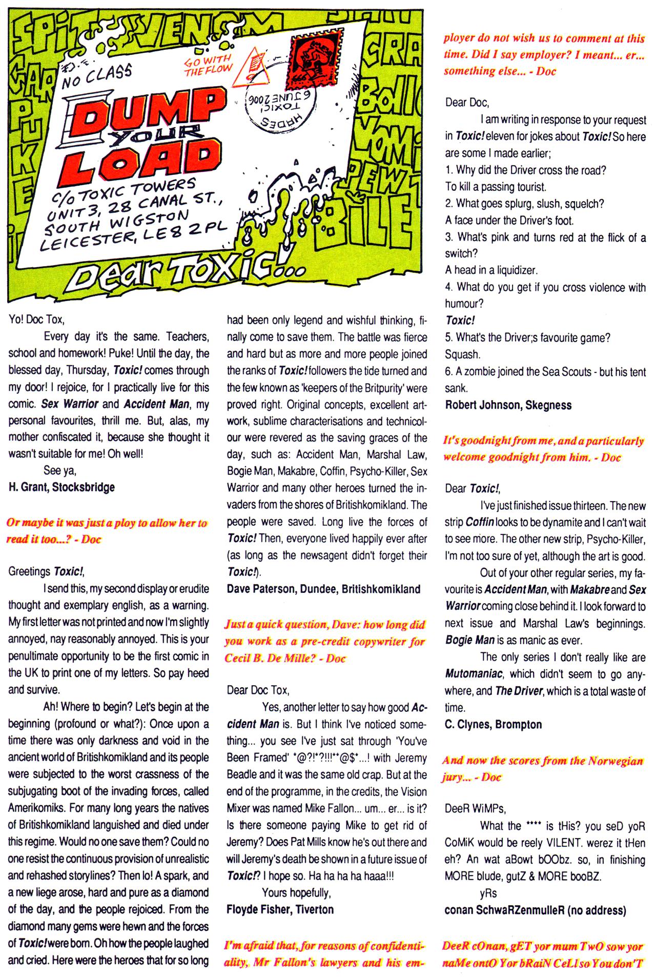 Read online Toxic! comic -  Issue #17 - 34