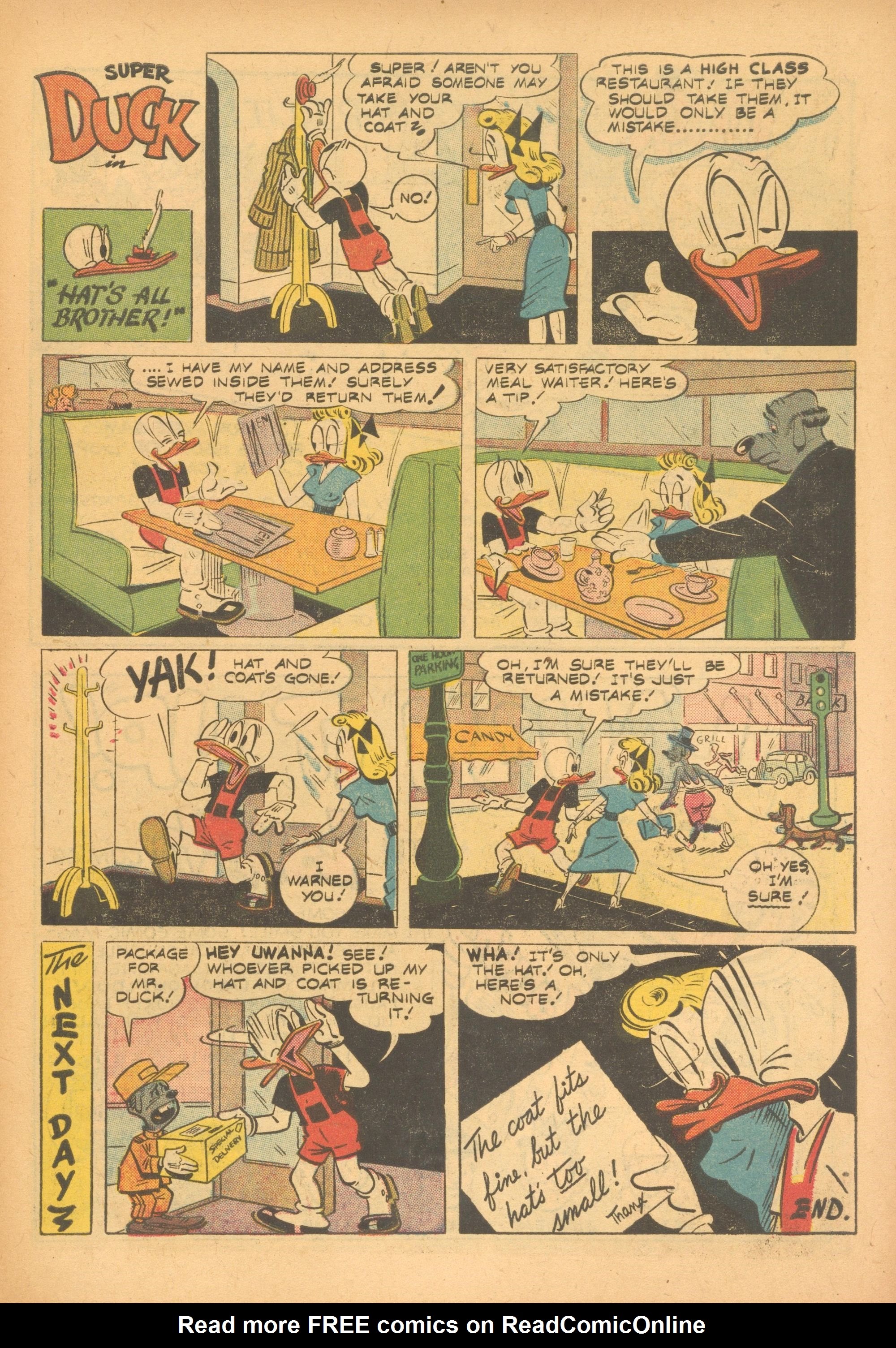 Read online Super Duck Comics comic -  Issue #60 - 27