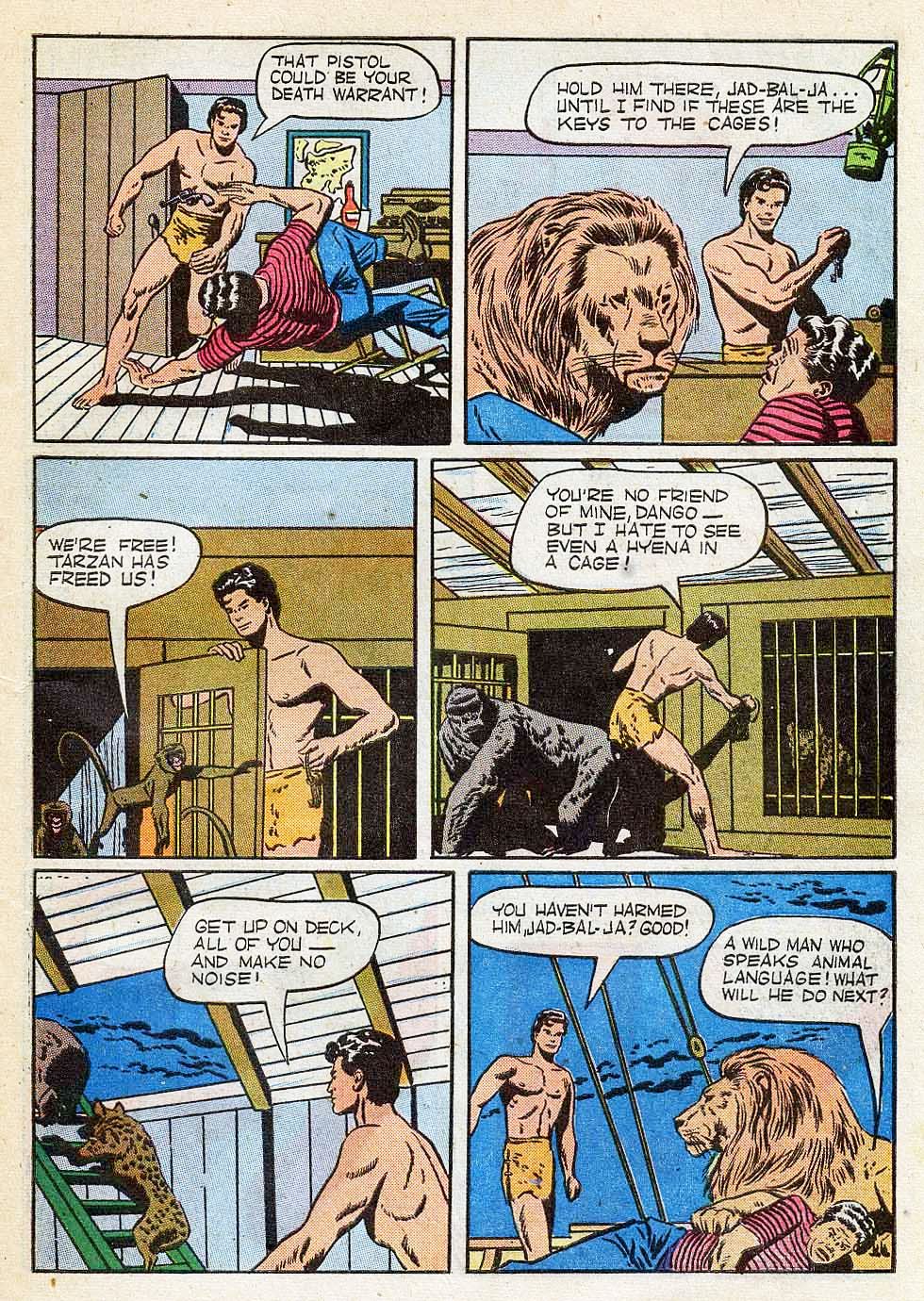 Read online Tarzan (1948) comic -  Issue #20 - 35