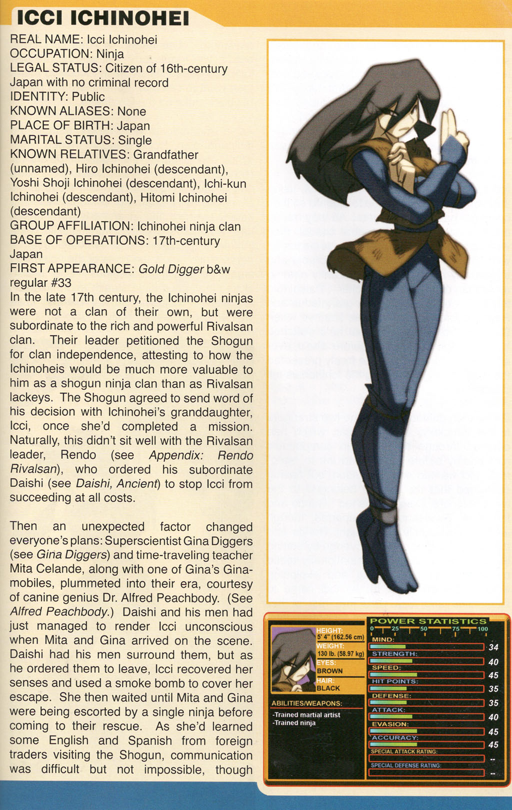 Read online Gold Digger Sourcebook: The Official Handbook of the GD Universe comic -  Issue #17 - 23