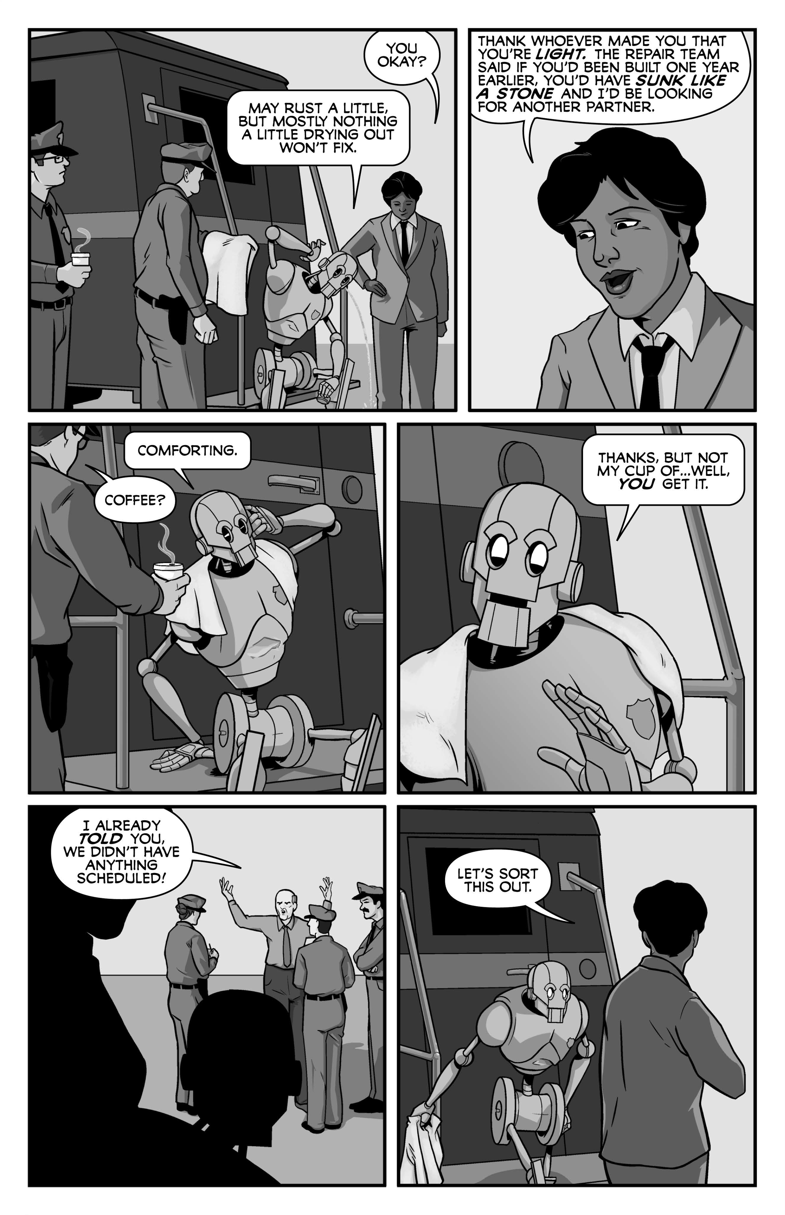 Read online Copernicus Jones: Robot Detective comic -  Issue #9 - 4