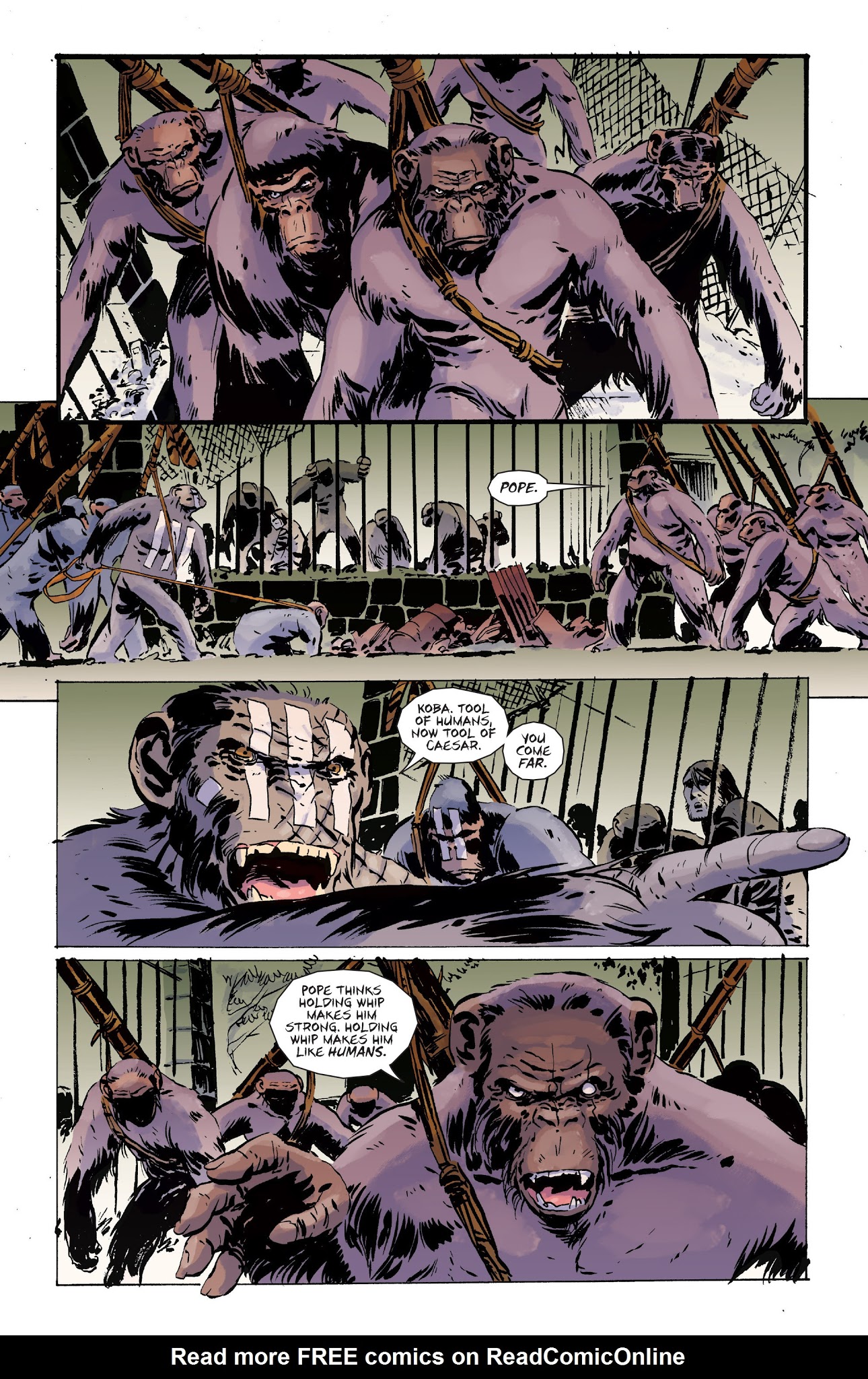 Read online Dawn of the Planet of the Apes comic -  Issue # TPB - 115