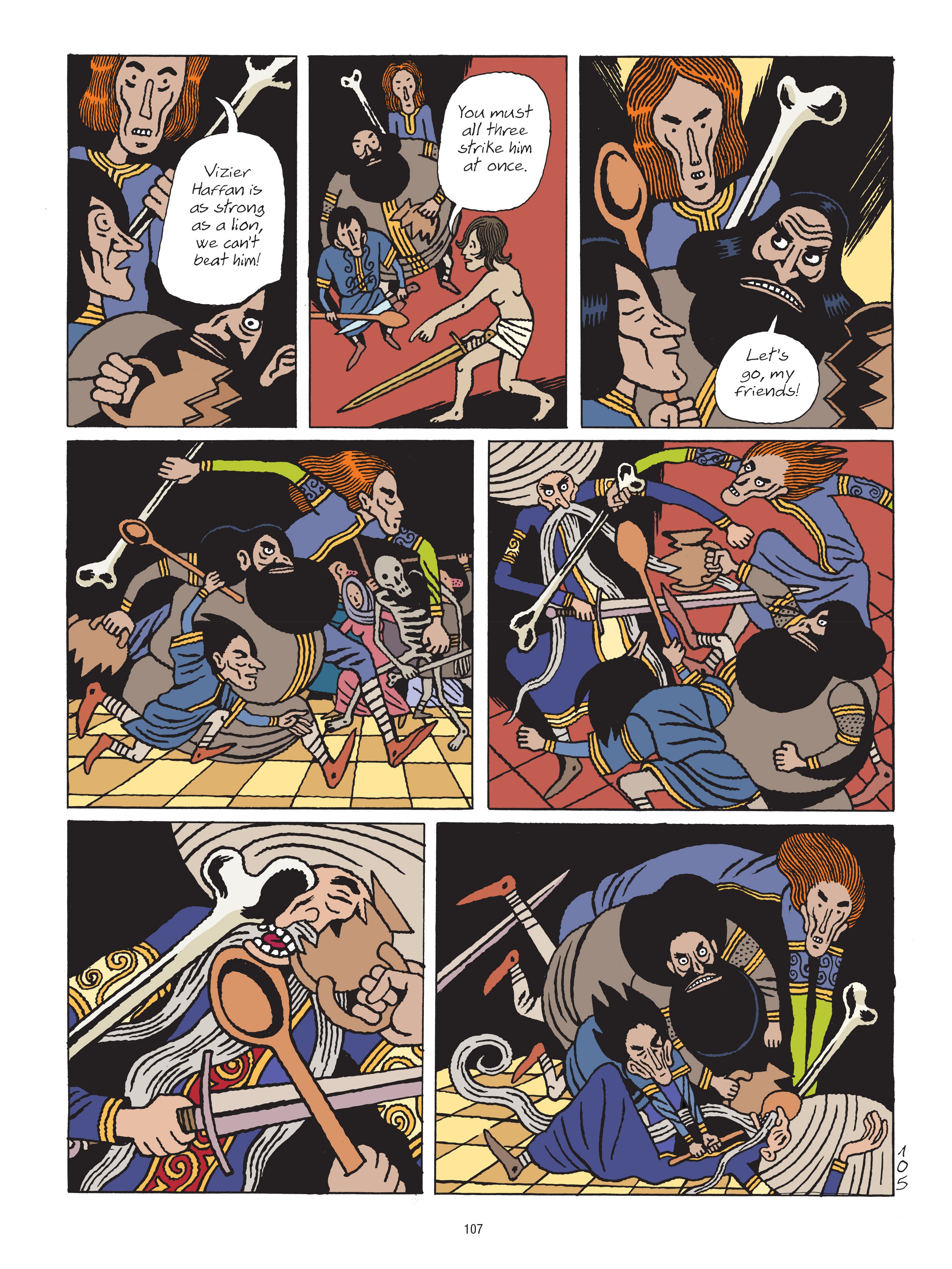 Read online A Tale of a Thousand and One Nights: HASIB & the Queen of Serpents comic -  Issue # TPB - 107
