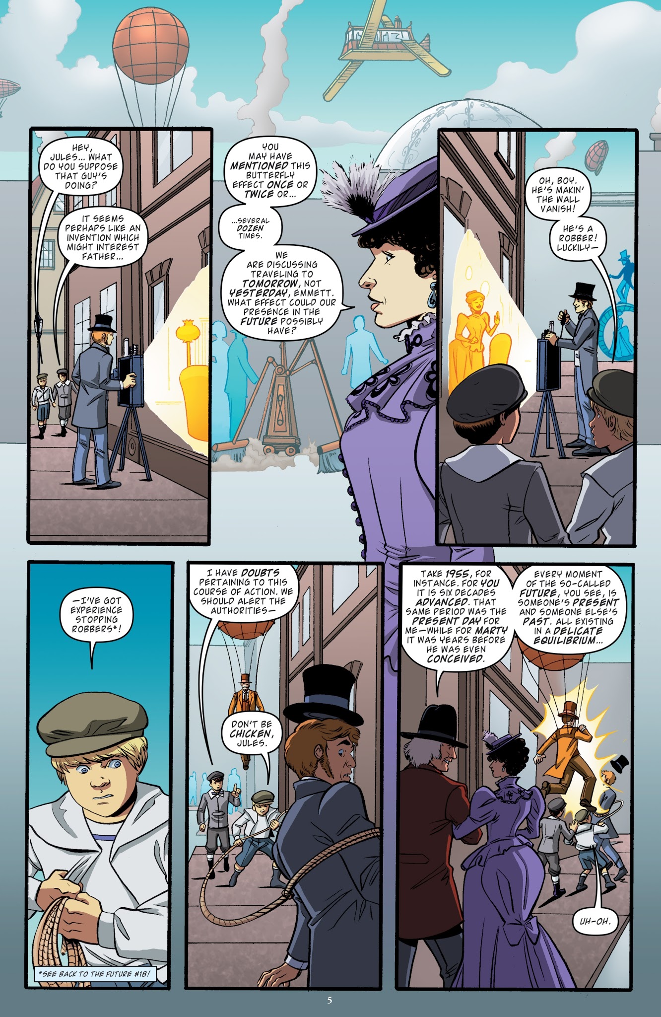 Read online Back to the Future: Tales from the Time Train comic -  Issue #1 - 7