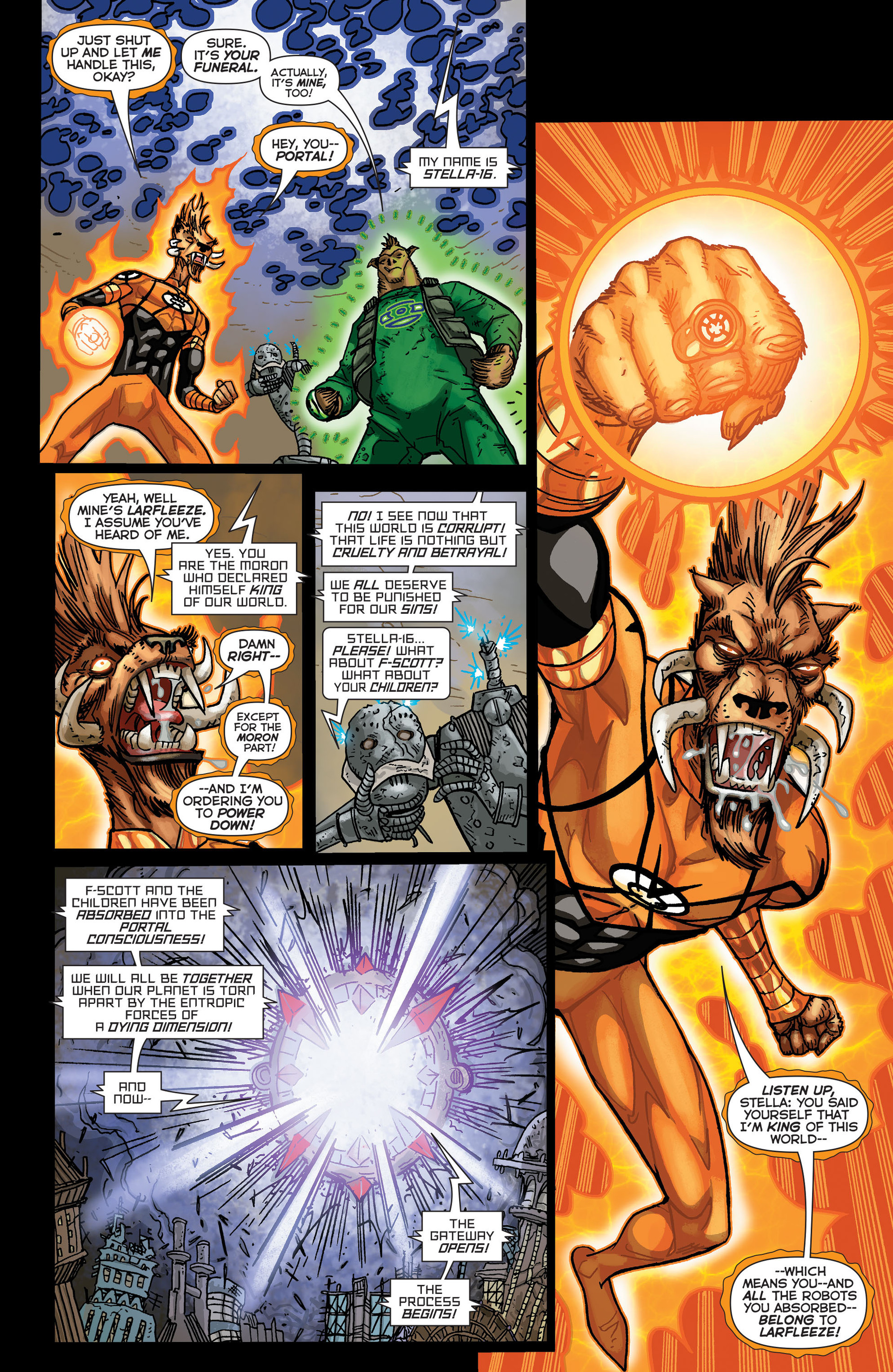 Read online Larfleeze comic -  Issue #12 - 13