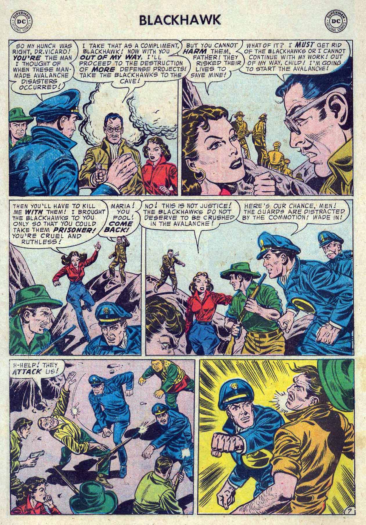 Read online Blackhawk (1957) comic -  Issue #109 - 9