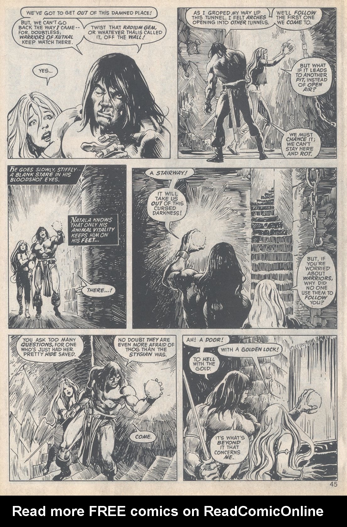 Read online The Savage Sword Of Conan comic -  Issue #20 - 45