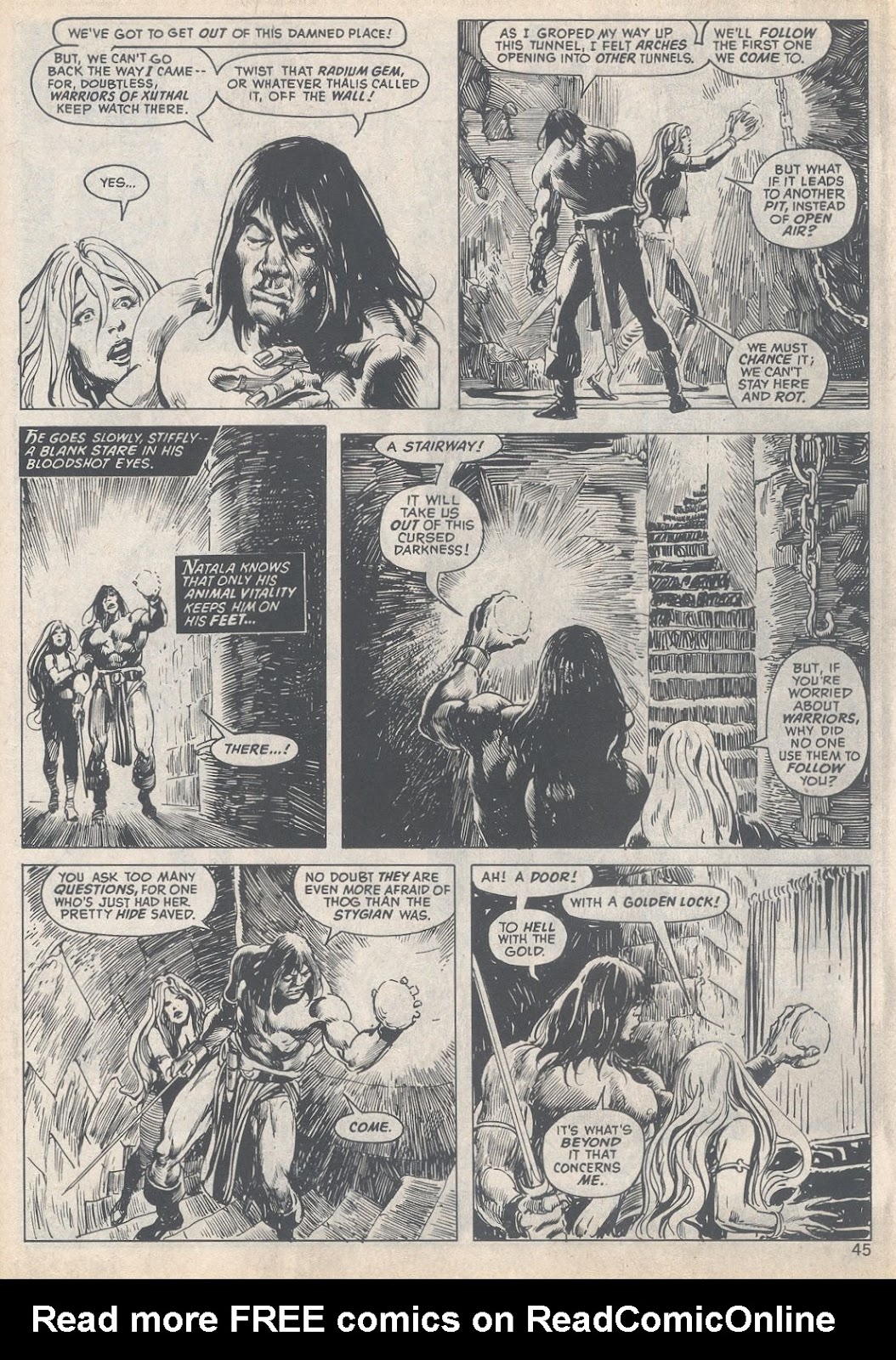 The Savage Sword Of Conan issue 20 - Page 45