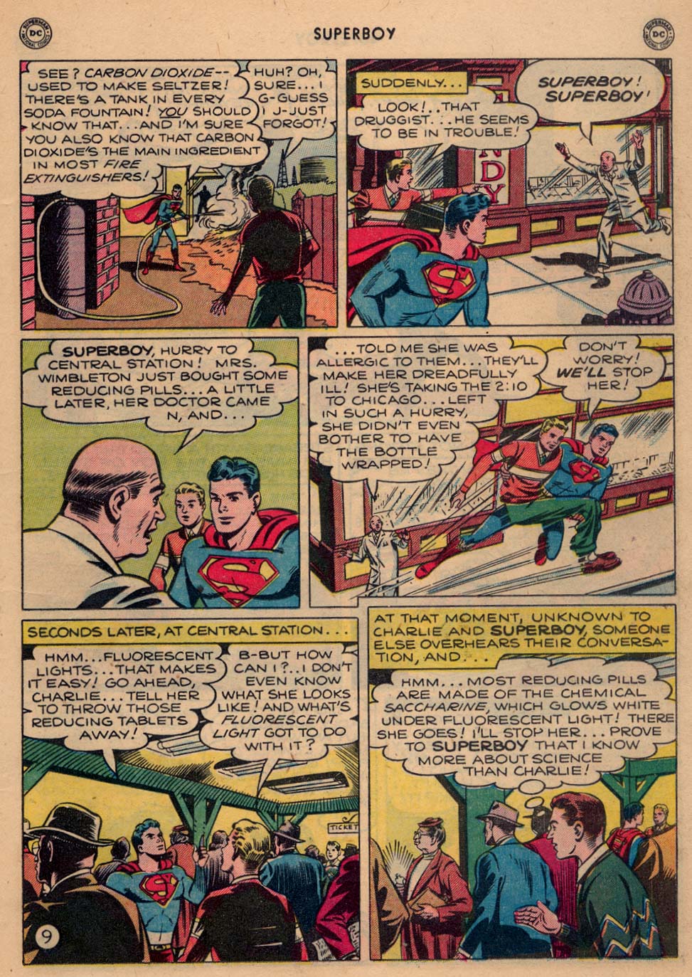 Read online Superboy (1949) comic -  Issue #9 - 23