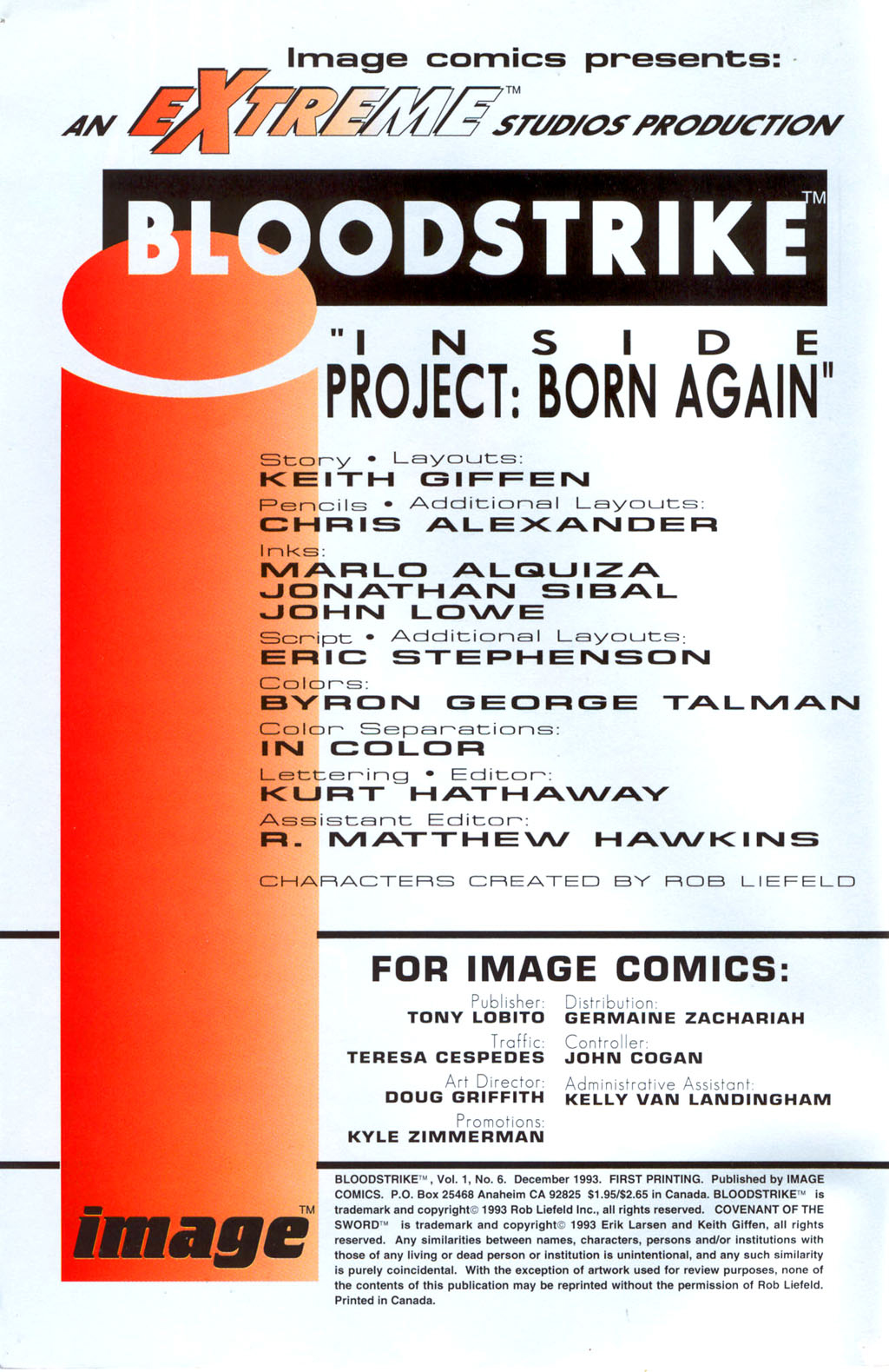 Read online Bloodstrike (1993) comic -  Issue #6 - 2