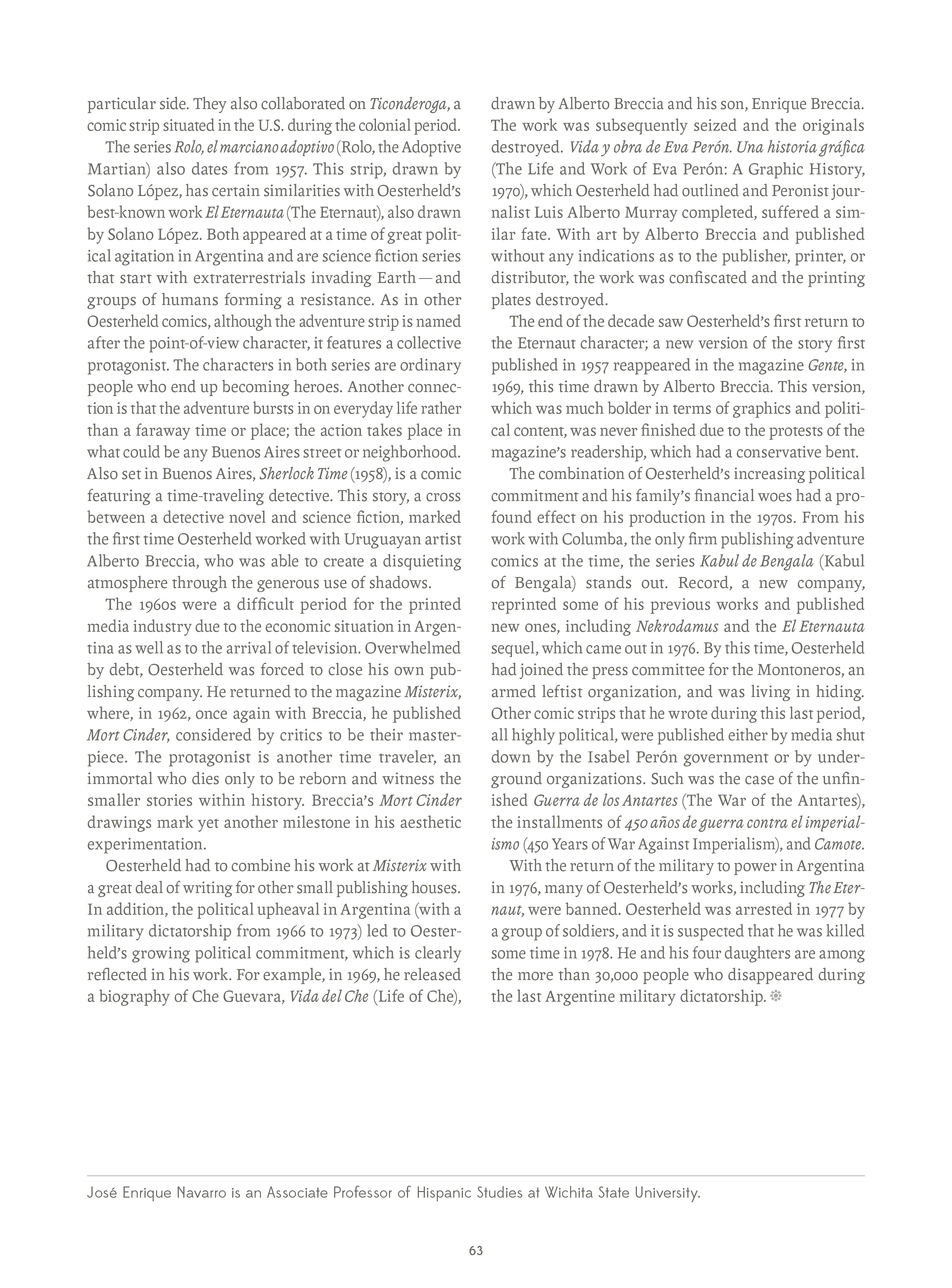 Read online Evita, the Life and Work of Eva Perón comic -  Issue # TPB - 68
