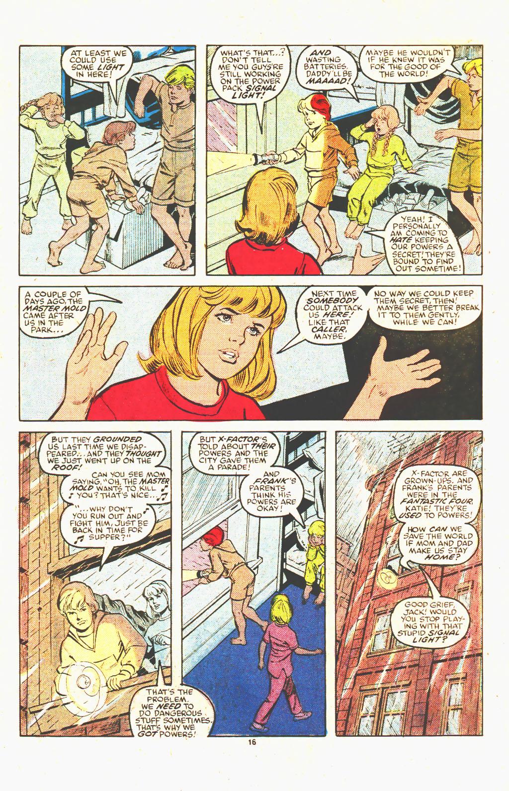 Read online Power Pack (1984) comic -  Issue #37 - 13