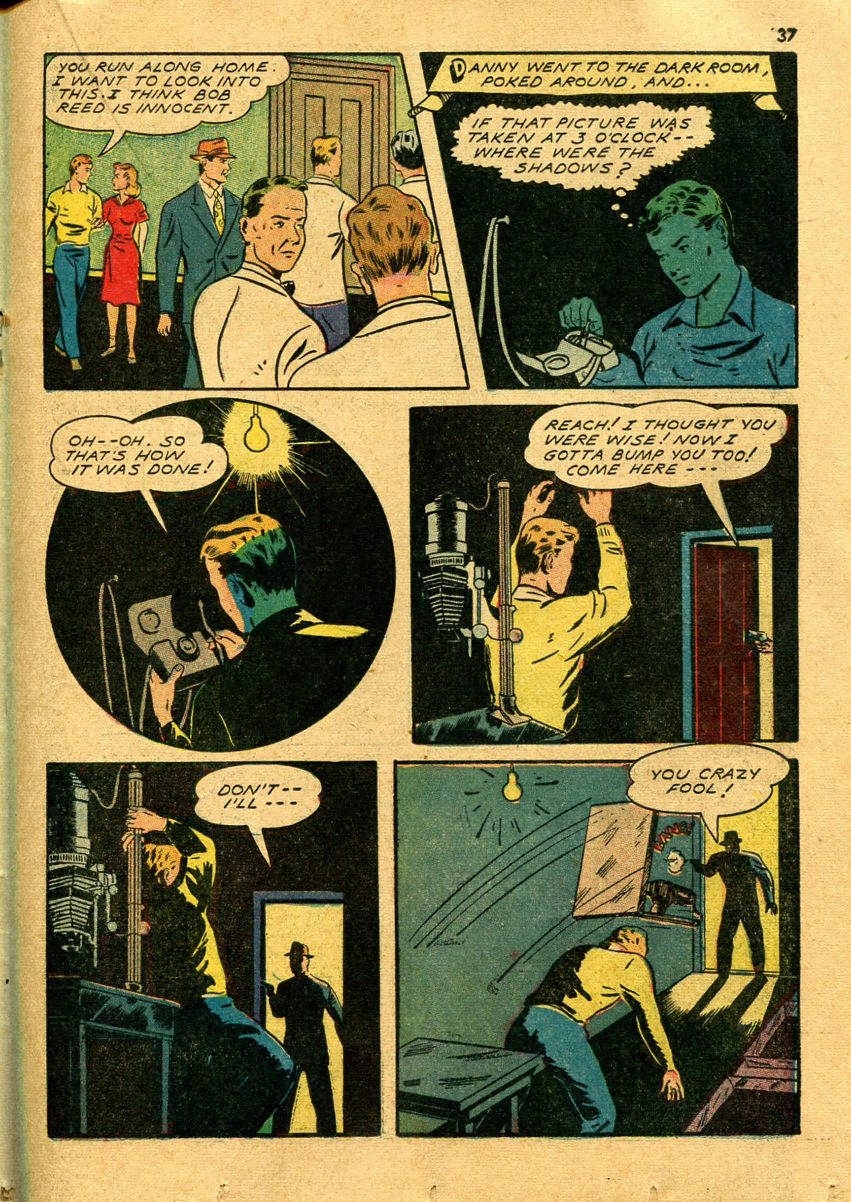 Read online Shadow Comics comic -  Issue #22 - 37