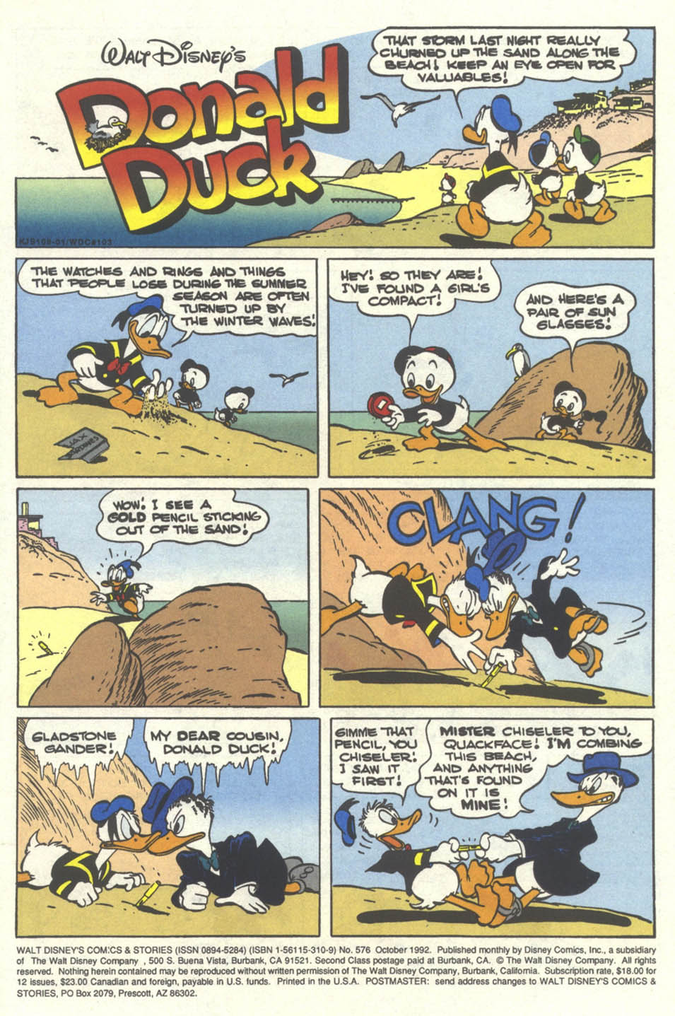 Read online Walt Disney's Comics and Stories comic -  Issue #576 - 2