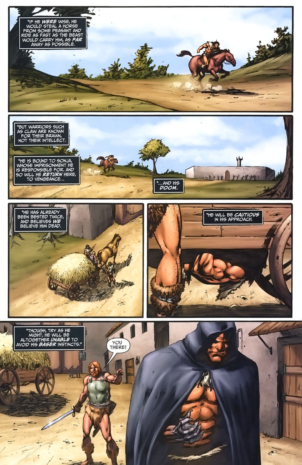Read online Red Sonja / Claw The Unconquered: Devil's Hands comic -  Issue # TPB - 54