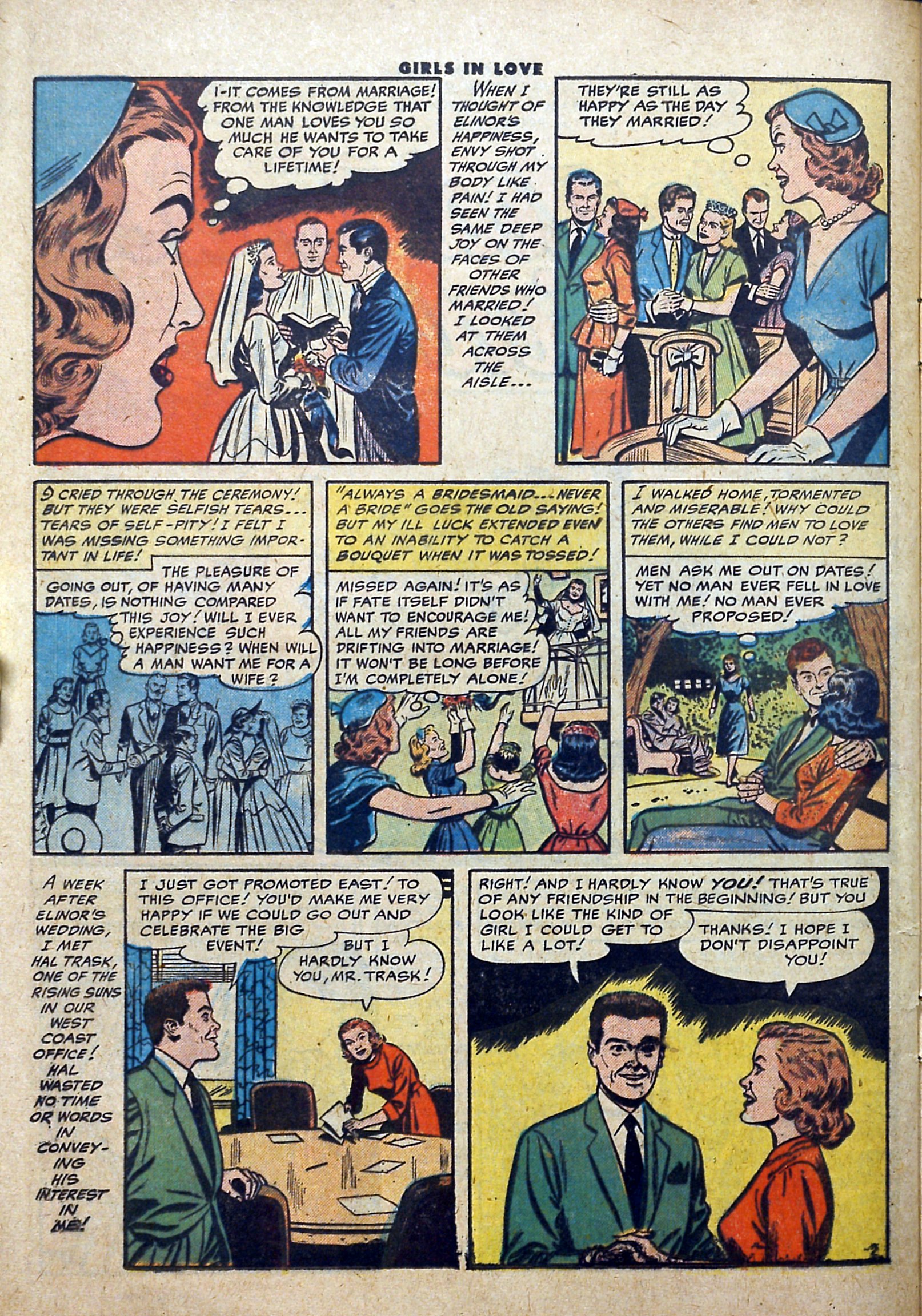 Read online Girls in Love (1955) comic -  Issue #54 - 28