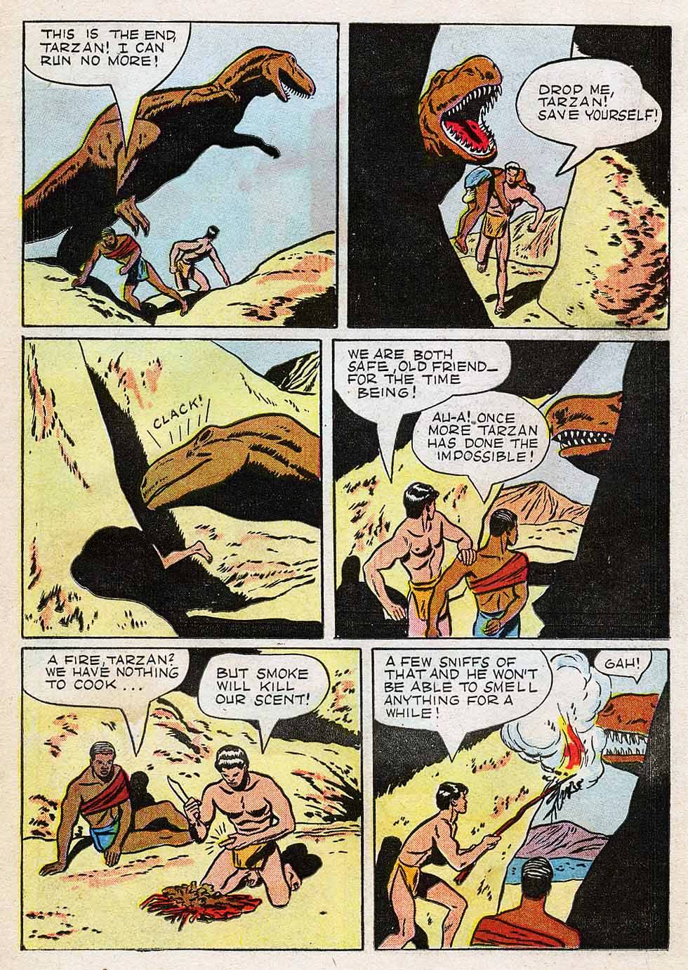 Read online Tarzan (1948) comic -  Issue #7 - 18