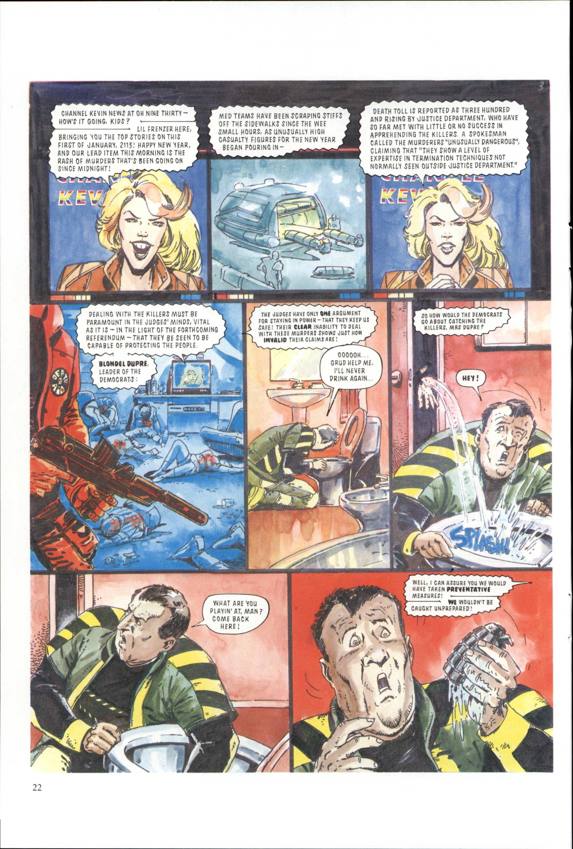 Read online Dredd Rules! comic -  Issue #19 - 24