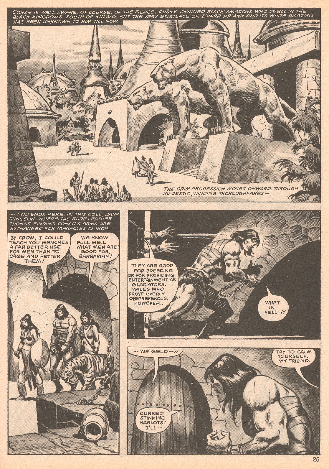 Read online The Savage Sword Of Conan comic -  Issue #62 - 25