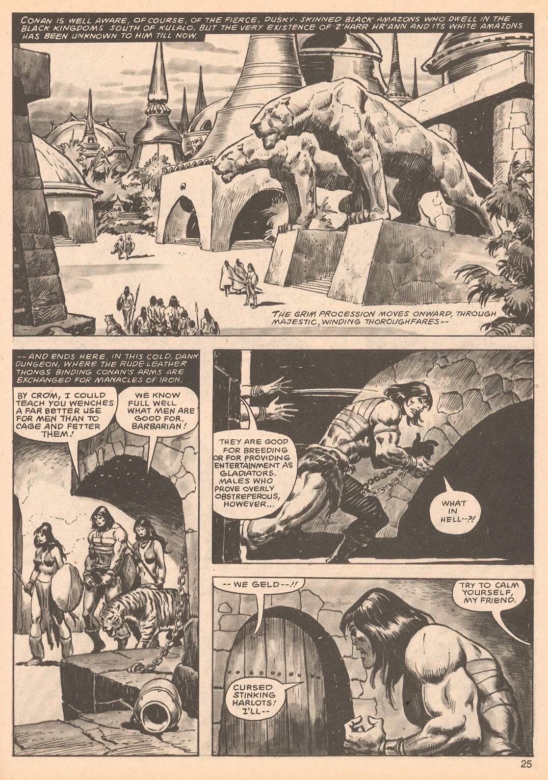 Read online The Savage Sword Of Conan comic -  Issue #62 - 25