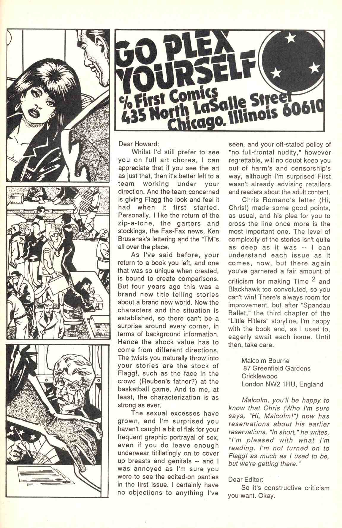 Read online Howard Chaykin's American Flagg comic -  Issue #6 - 33