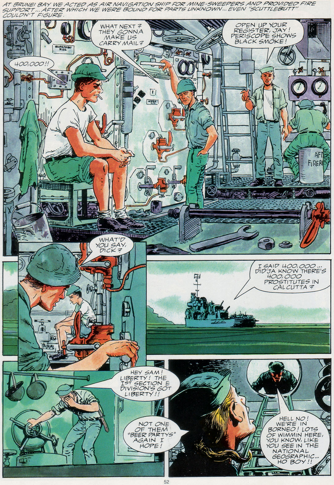 Read online Marvel Graphic Novel comic -  Issue #30 - A Sailor's Story - 57