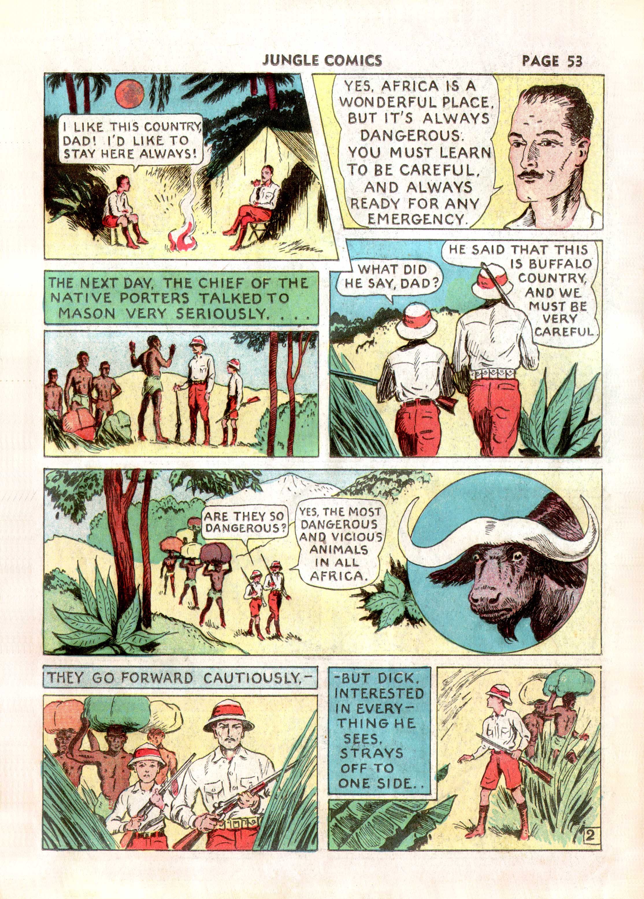 Read online Jungle Comics comic -  Issue #2 - 55