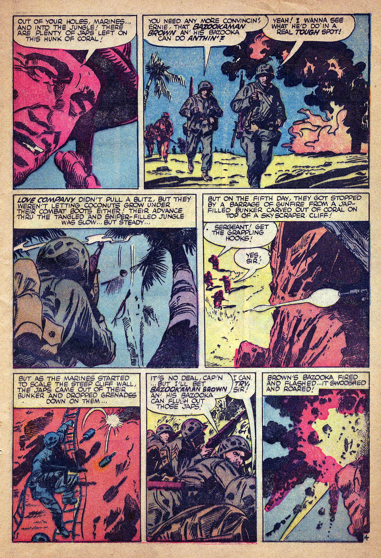 Read online Marines in Battle comic -  Issue #17 - 14