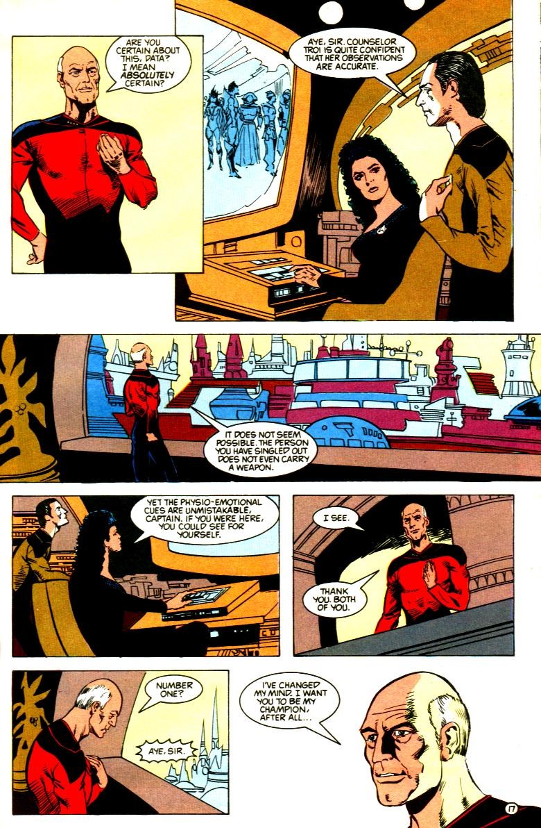 Read online Star Trek: The Next Generation (1989) comic -  Issue #2 - 18