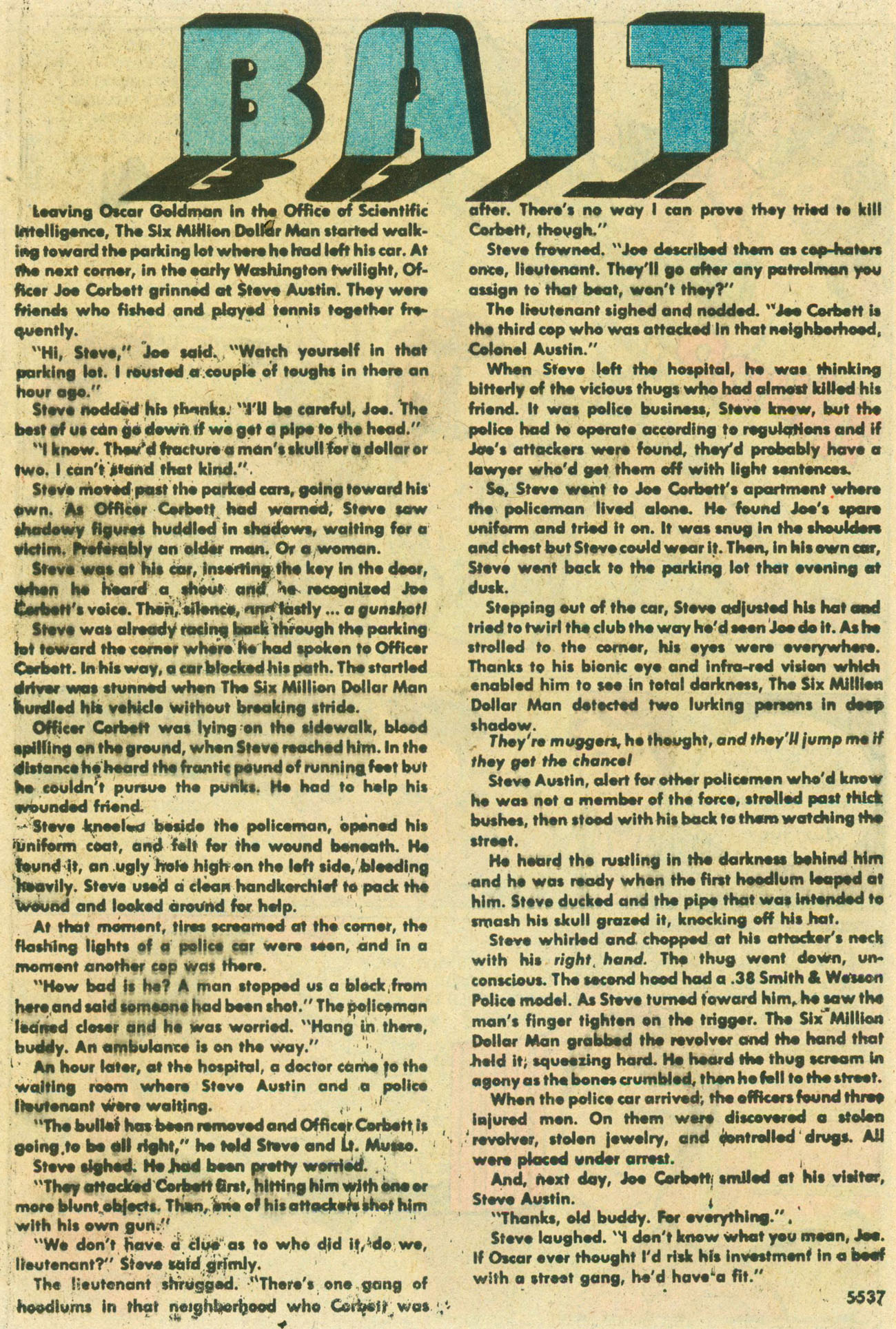 Read online The Six Million Dollar Man [comic] comic -  Issue #9 - 32