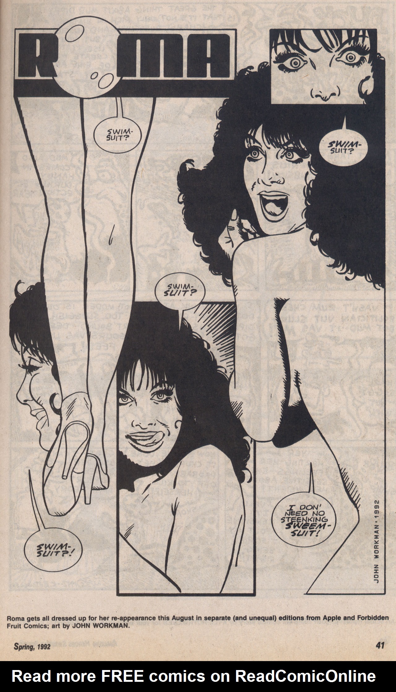 Read online Amazing Heroes Swimsuit Special comic -  Issue # TPB 3 - 40